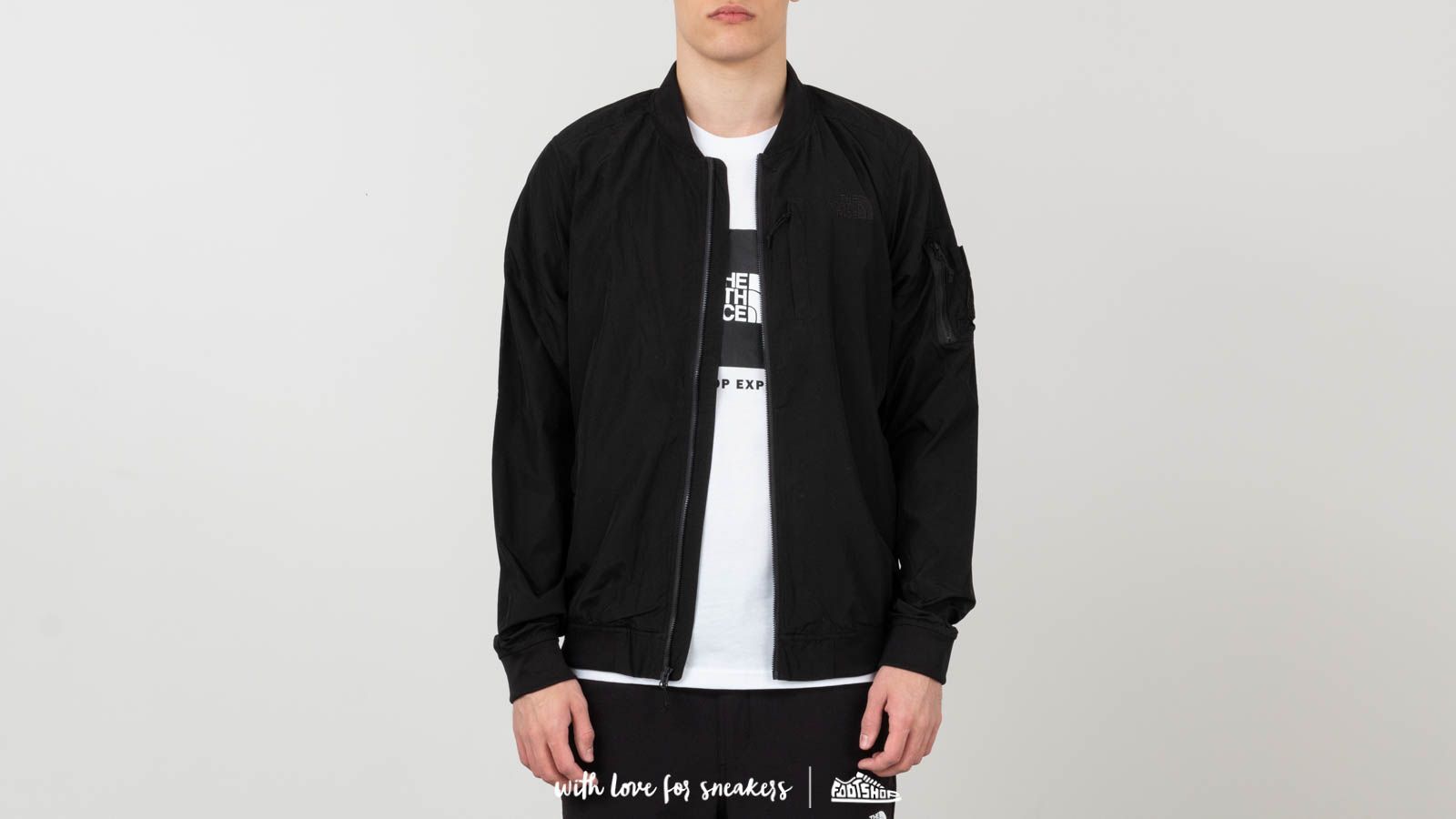 Jackets and Coats The North Face Meaford Bomber Jacket Black