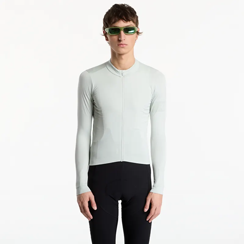 Тениска Rapha Men's Pro Team Long Sleeve Midweight Jersey Grey/ White