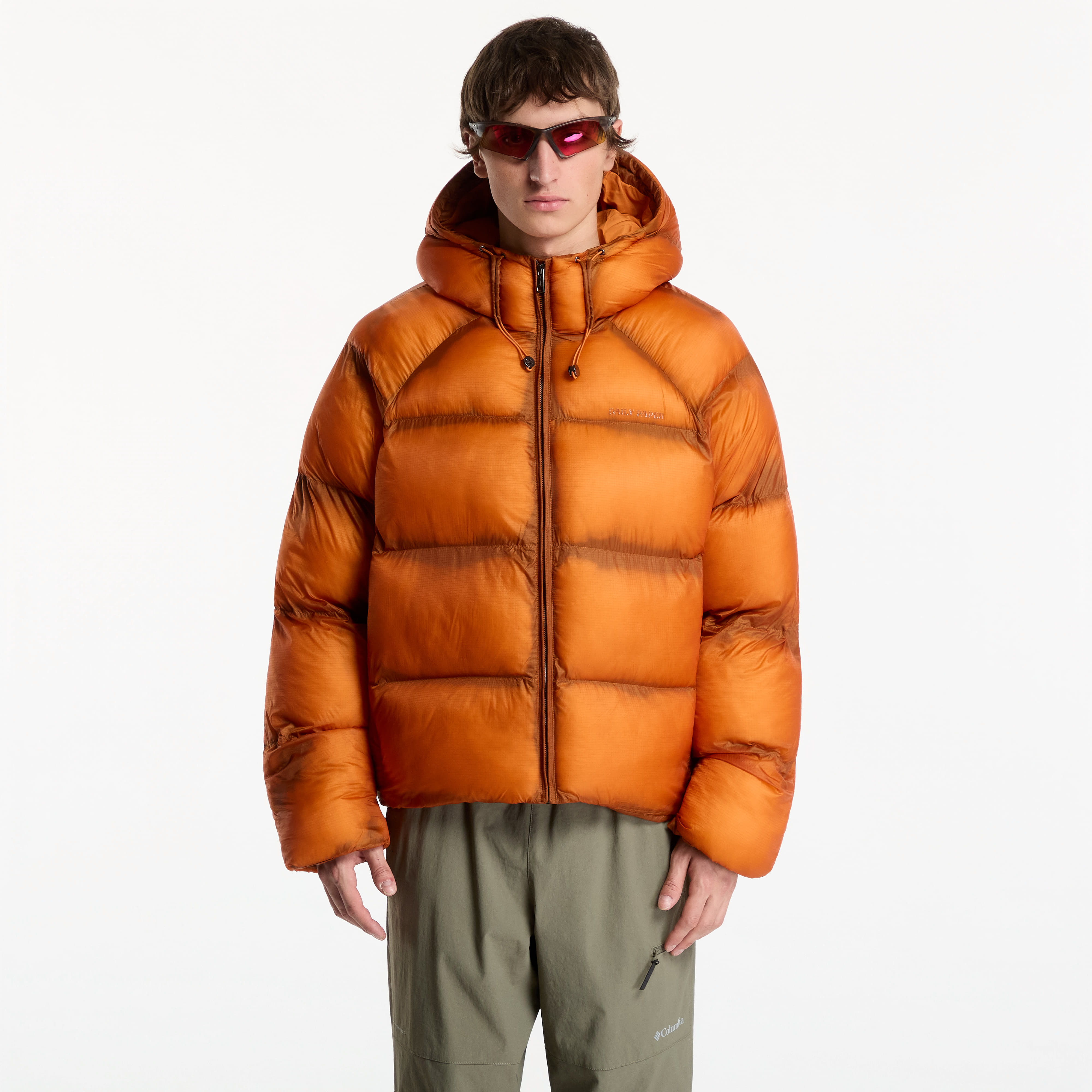 Яке Daily Paper Raglan Sleeve Dias Puffer Jacket Hawaiian Sunset XS