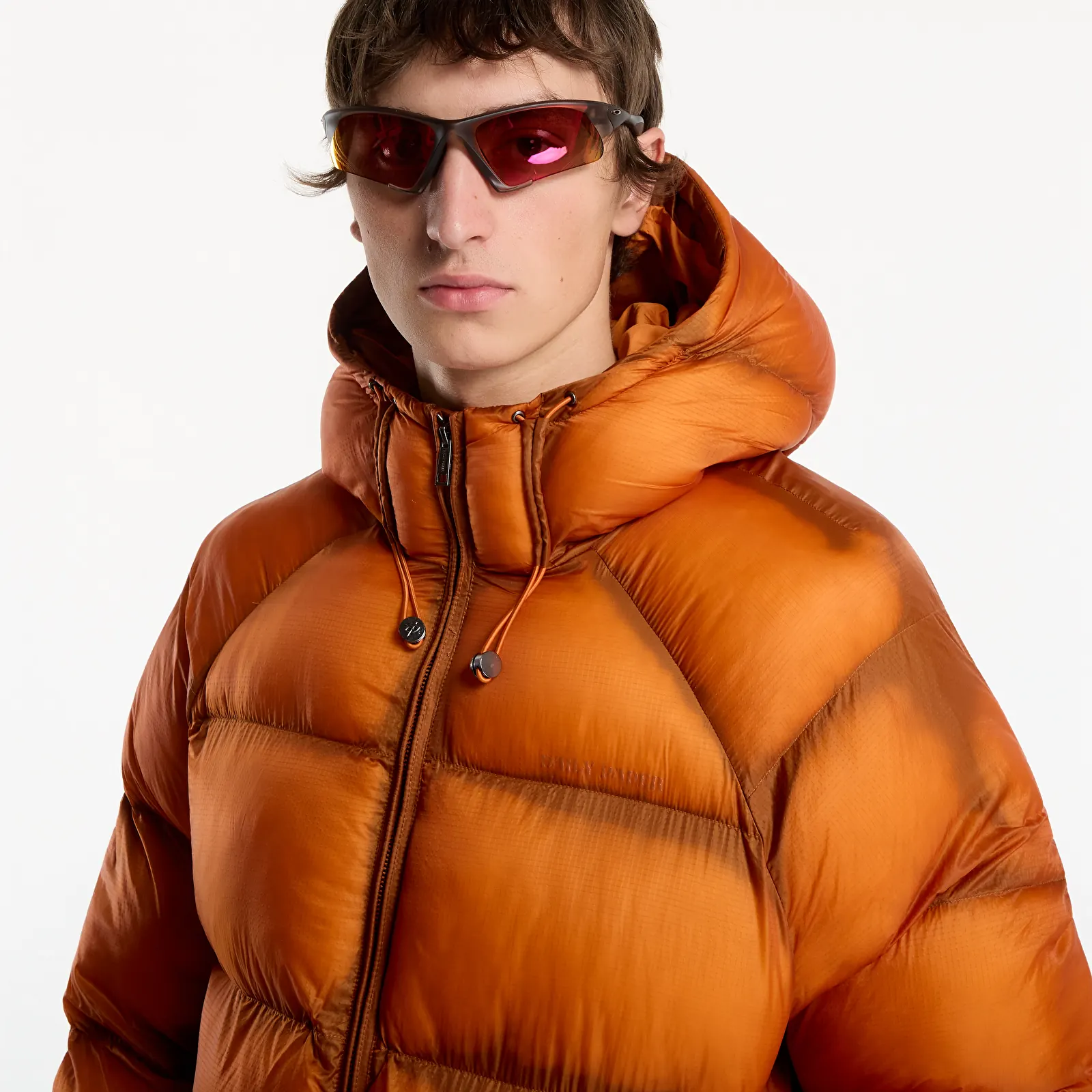 Jackets Daily Paper Raglan Sleeve Dias Puffer Jacket Hawaiian Sunset