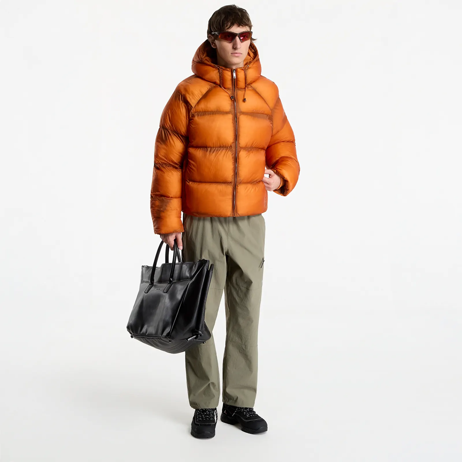 Jackets Daily Paper Raglan Sleeve Dias Puffer Jacket Hawaiian Sunset