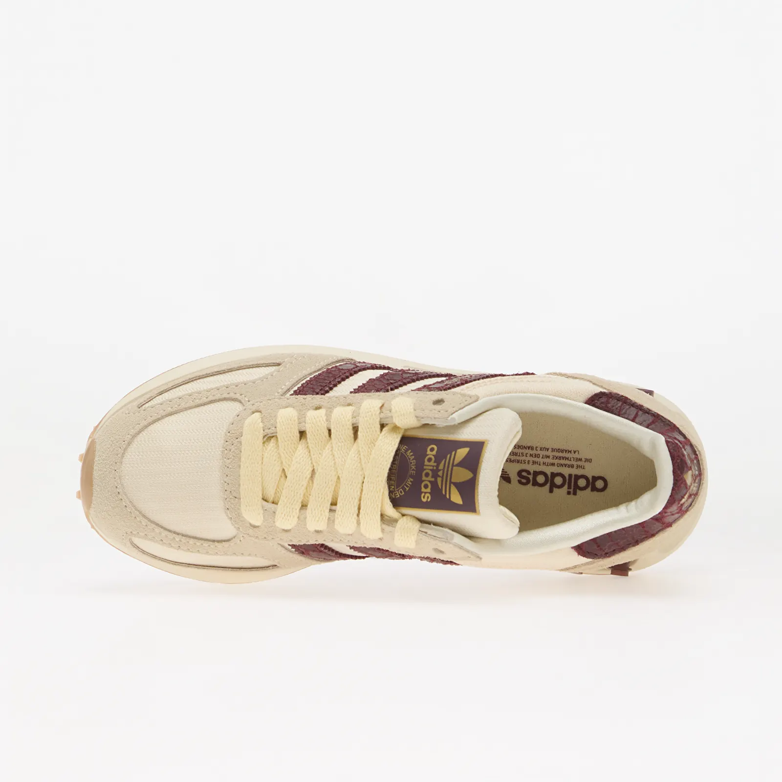 Ženske tenisice adidas LA Trainer OG Warm Vanilla/ Shadow Red/ Gold Metallic