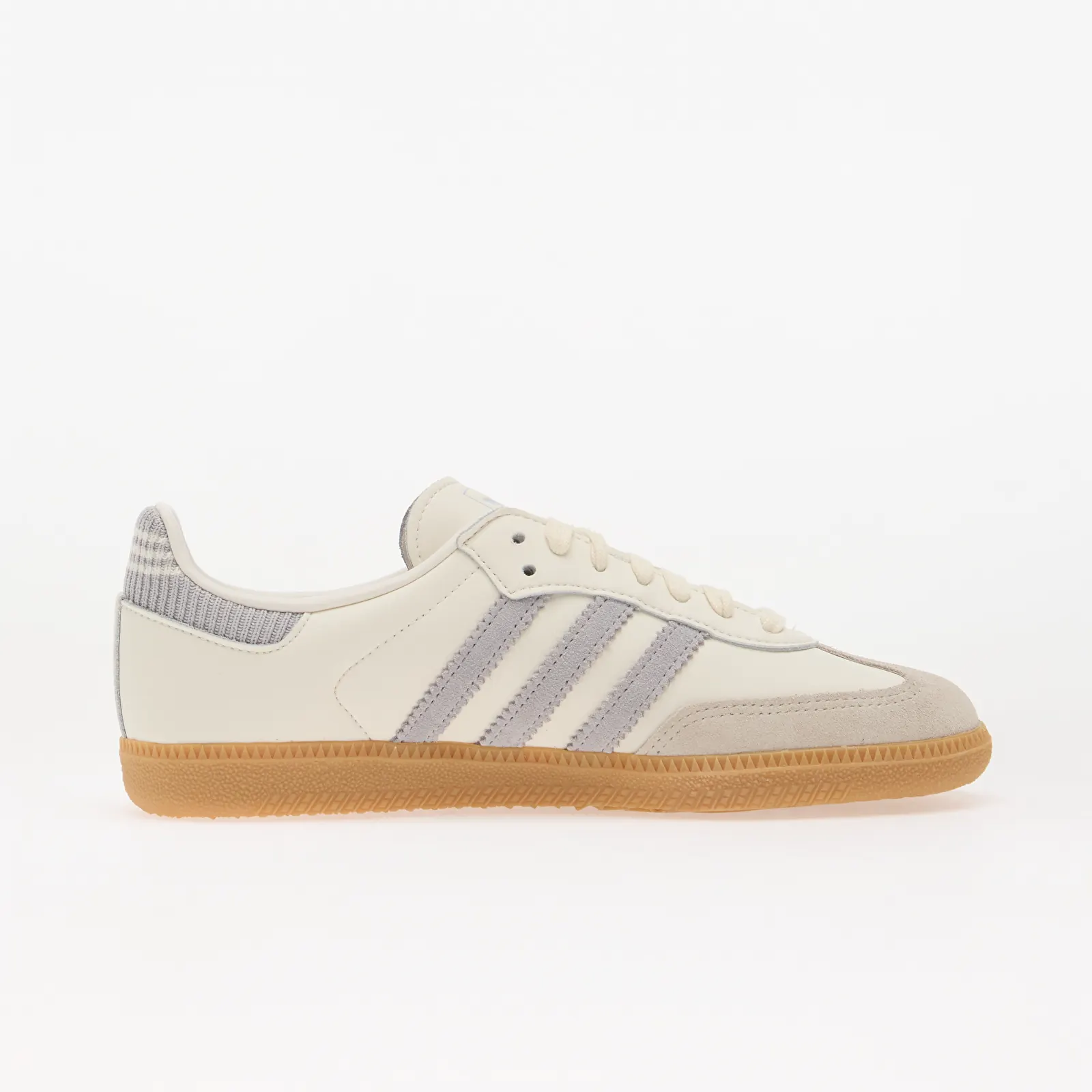 Încălțăminte și sneakerși pentru bărbați adidas Samba OG Kids Cloud White/ Halo Silver/ Gum