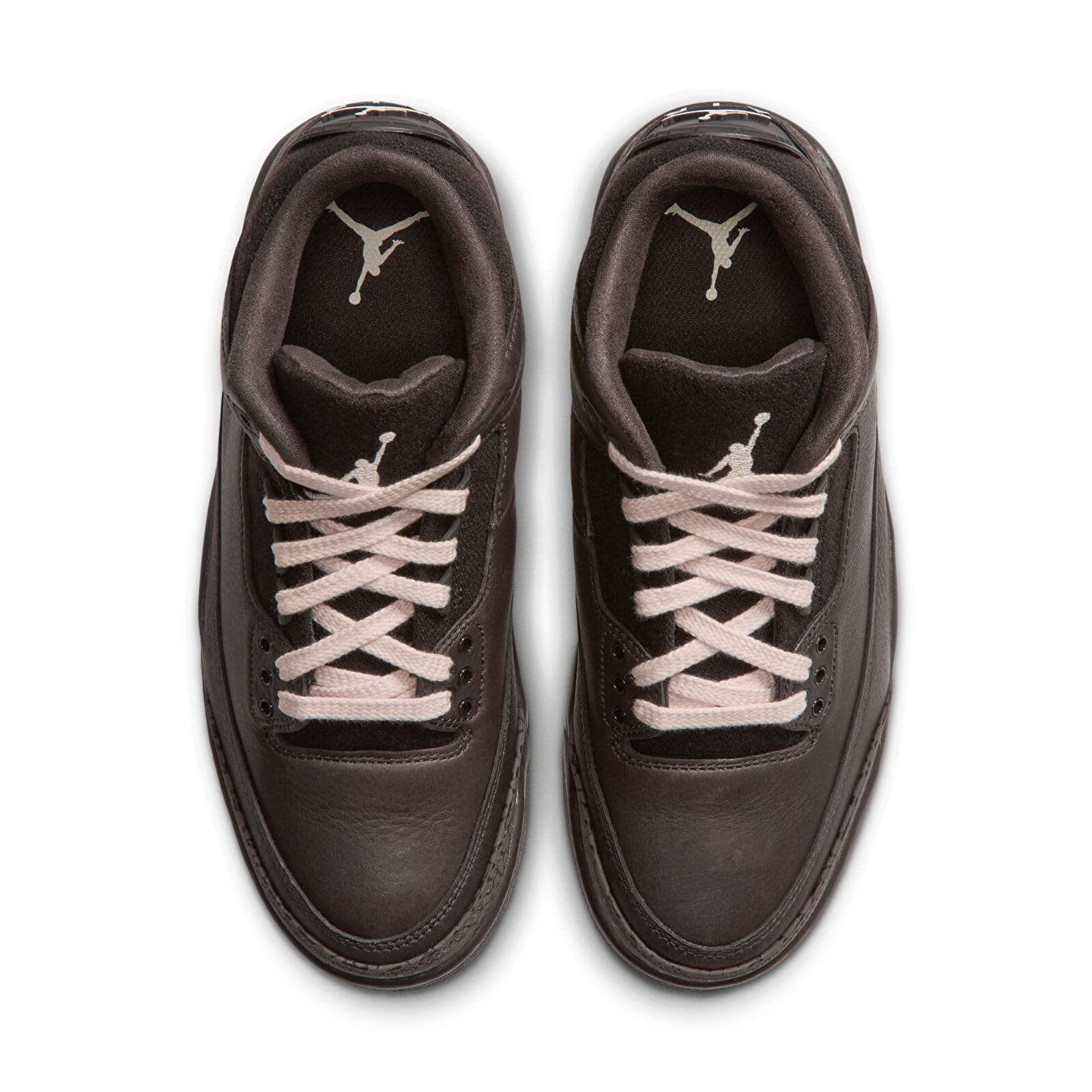 Ténis de senhora Air Jordan 3 Retro "Fireside" Velvet Brown/ Pearl White-Lt British Tan