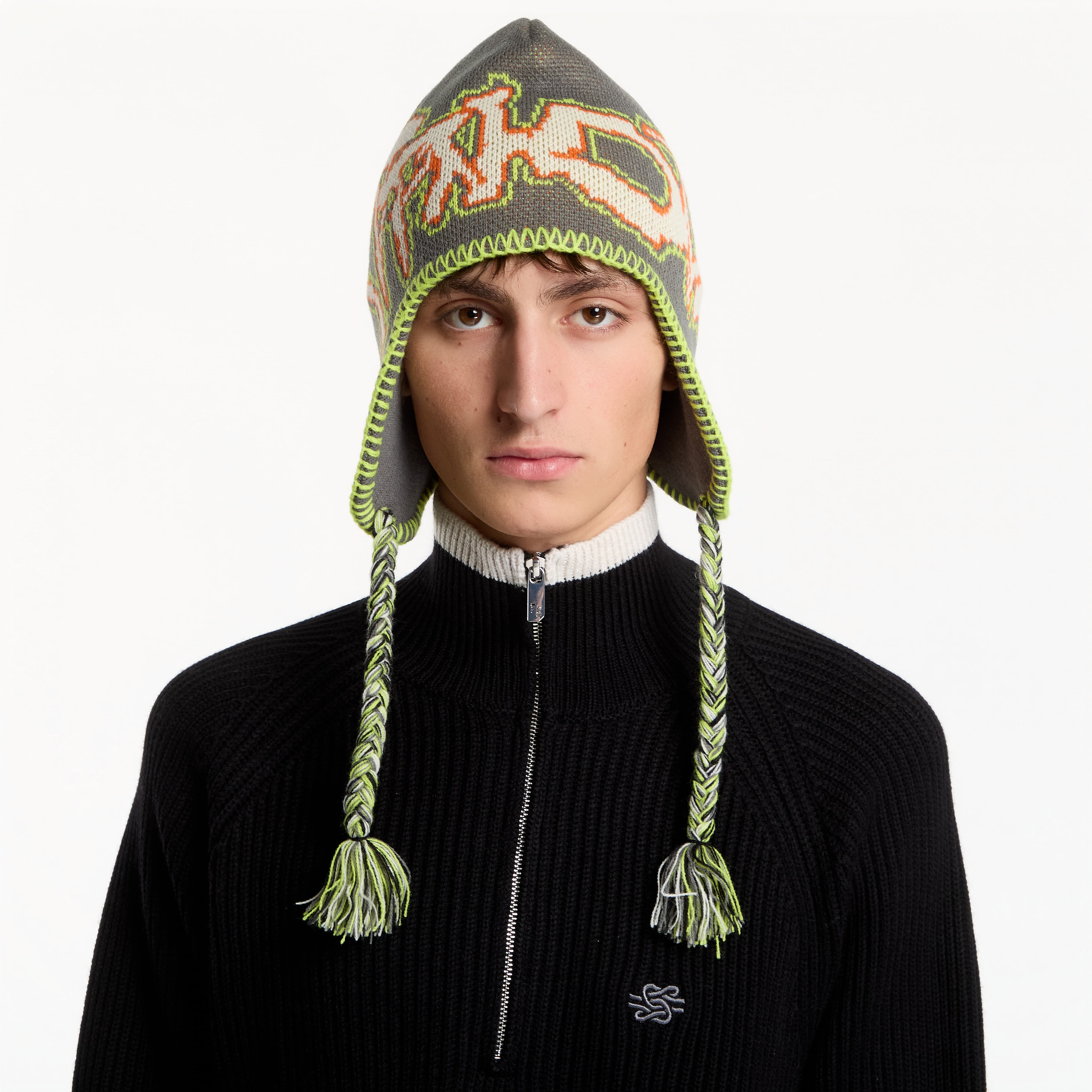 Шапка RIPNDIP Pacific Beach Peruvian Beanie Charcoal Universal