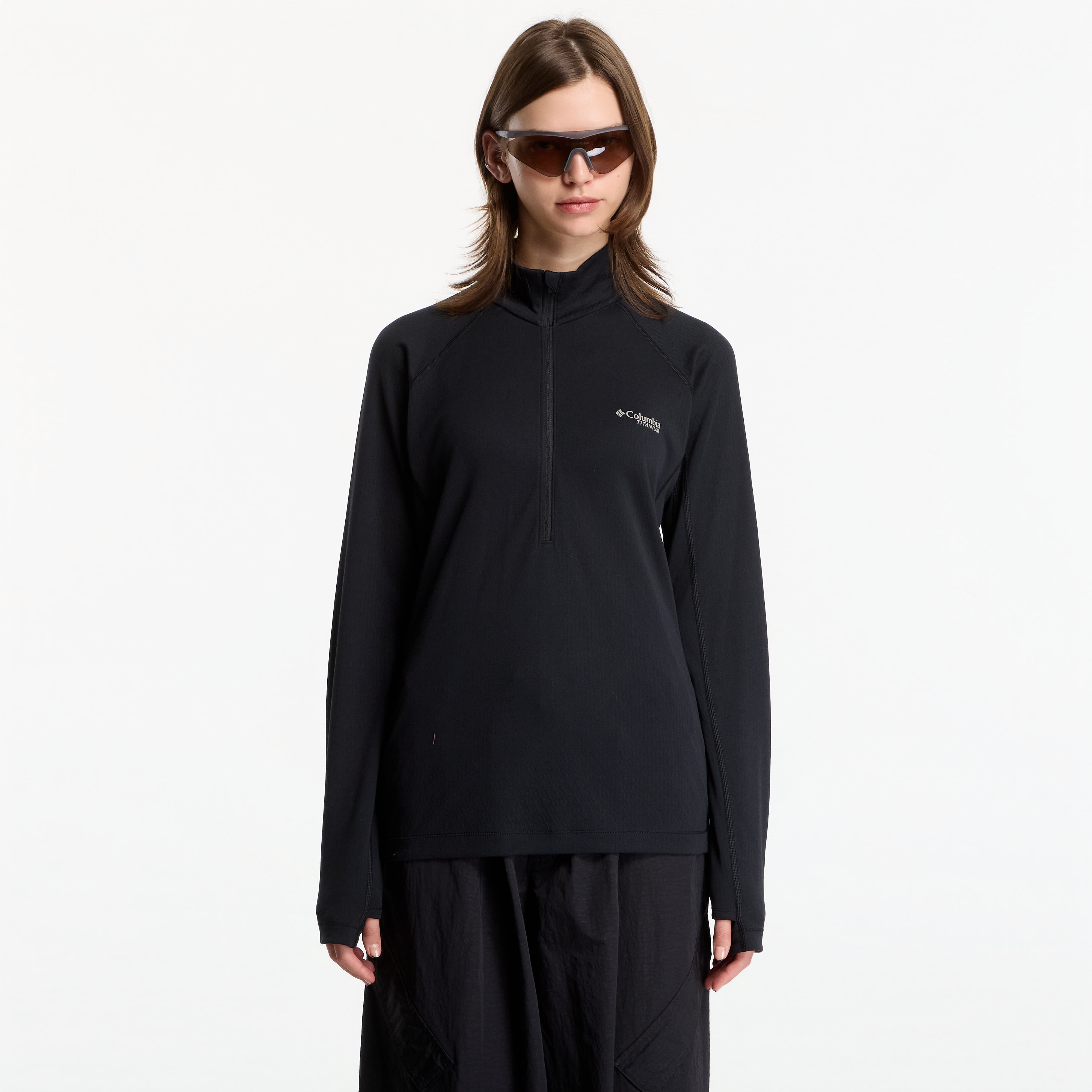 Тениска Columbia DriVenture™ Half Zip Black L
