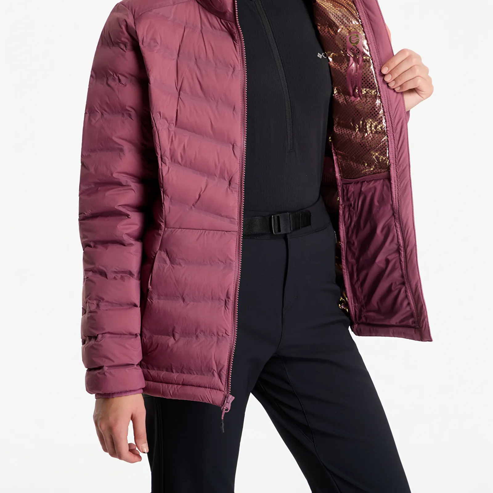 Péřovky Columbia Terwilliger Trail™ Heat Seal Jacket Antique Mauve