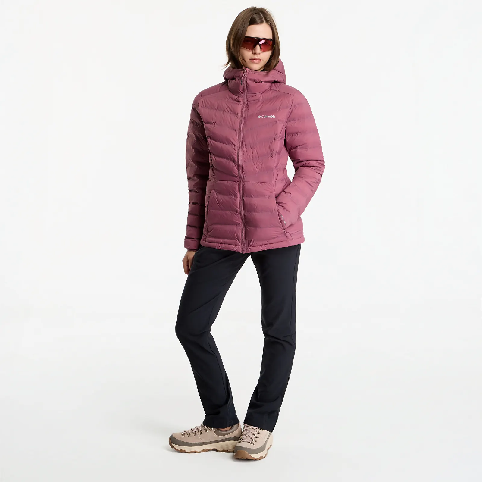 Péřovky Columbia Terwilliger Trail™ Heat Seal Jacket Antique Mauve
