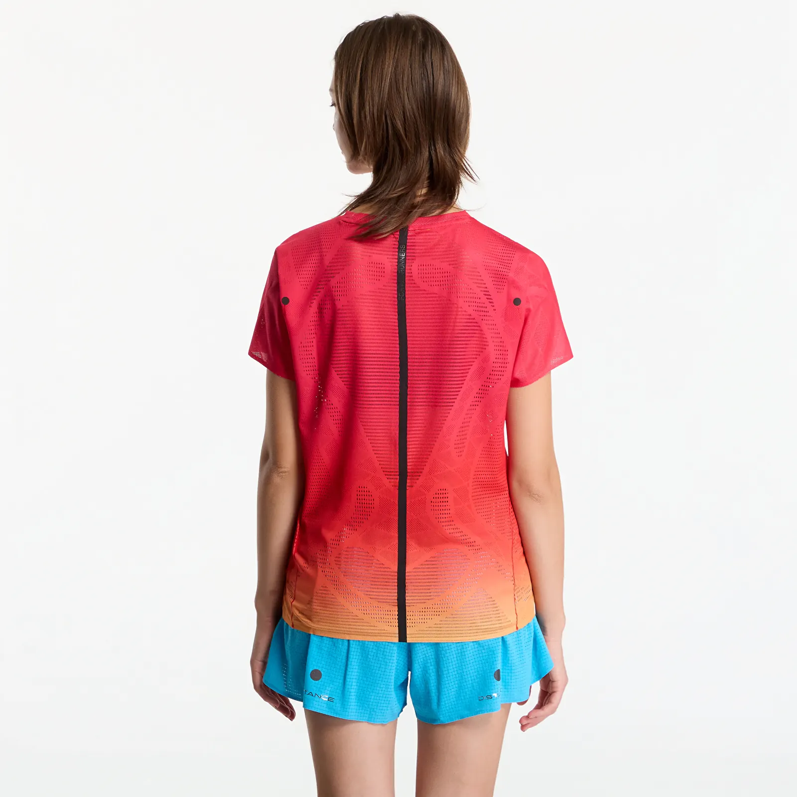 T-shirts Asics x Distance Metarun Fade SS Top Pink