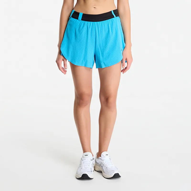 Asics x Distance Metarun Two Color Split Short Blue