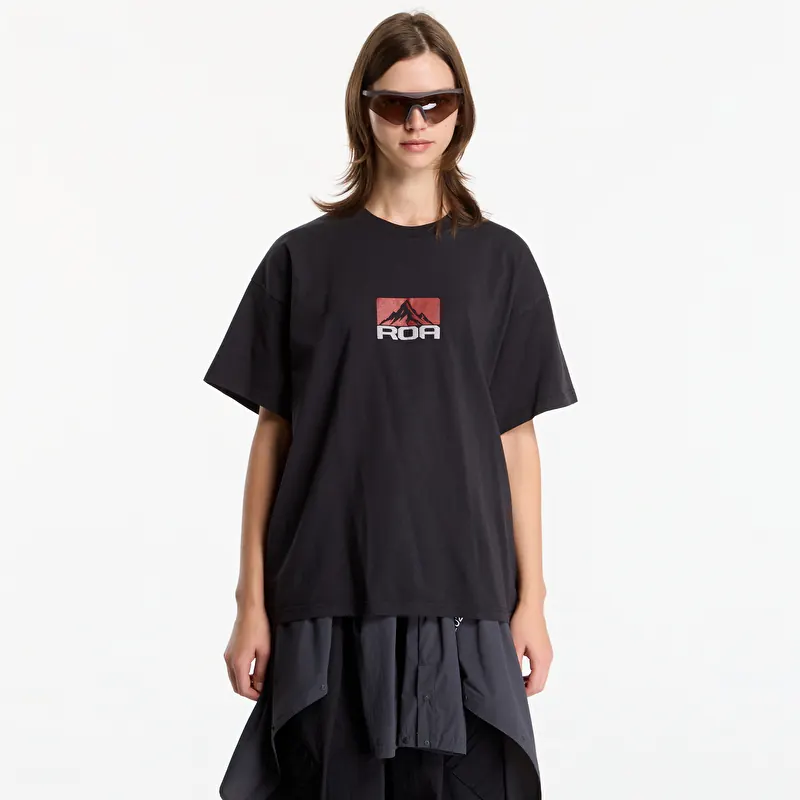 ROA Signal Mountain T-Shirt UNISEX Washed Black
