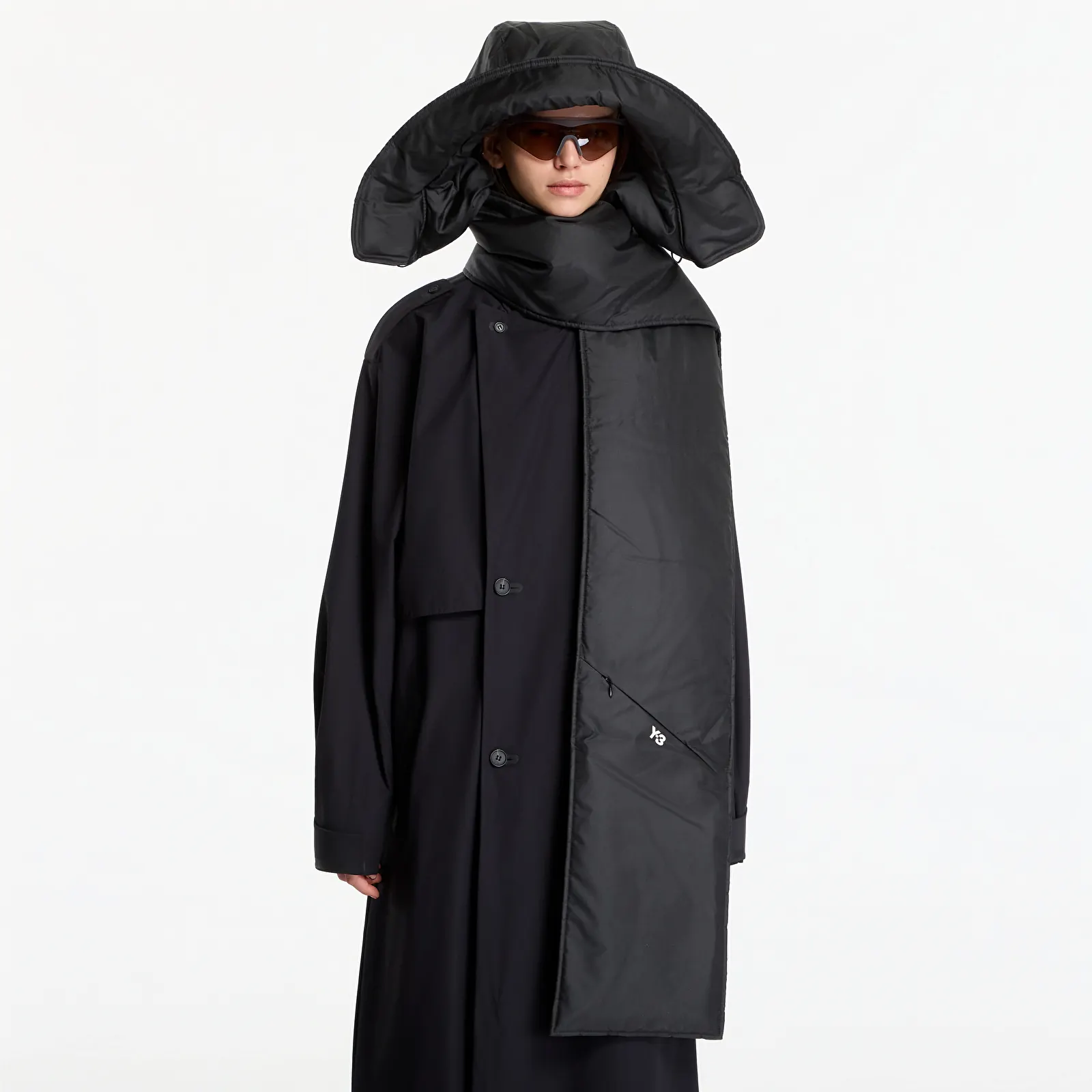 Schale Y-3 Padded Hooded Scarf Black