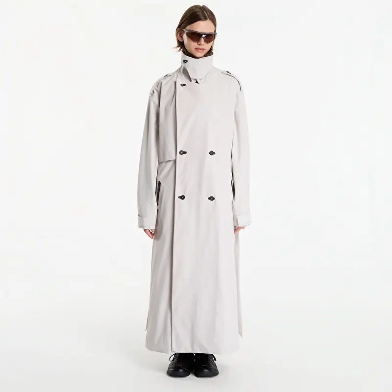 Paltai adidas x entire studios Uniform Trenchcoat Chalk Pearl