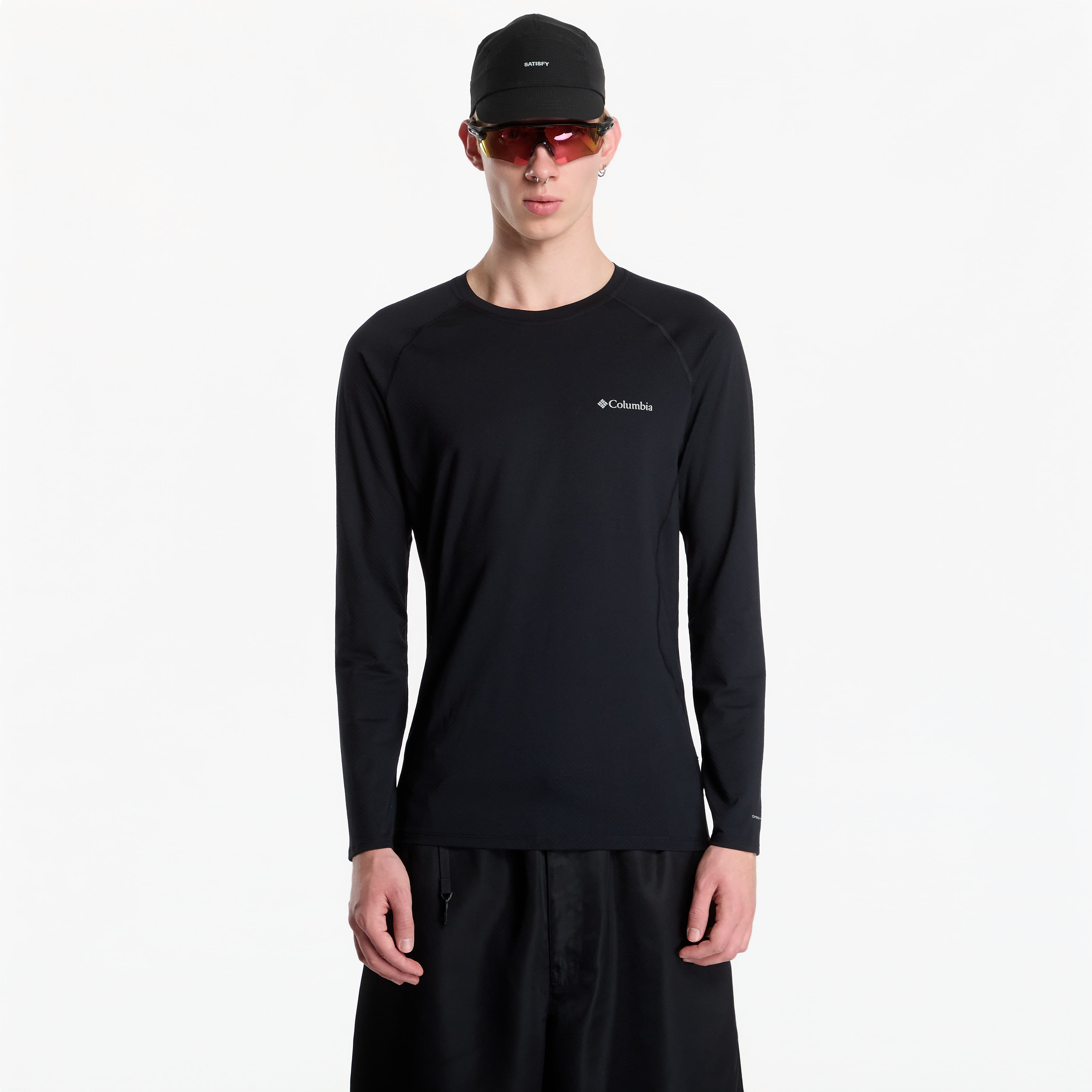T-shirt Columbia M Omni-Heat Infinity Knit LS Crew Black XL