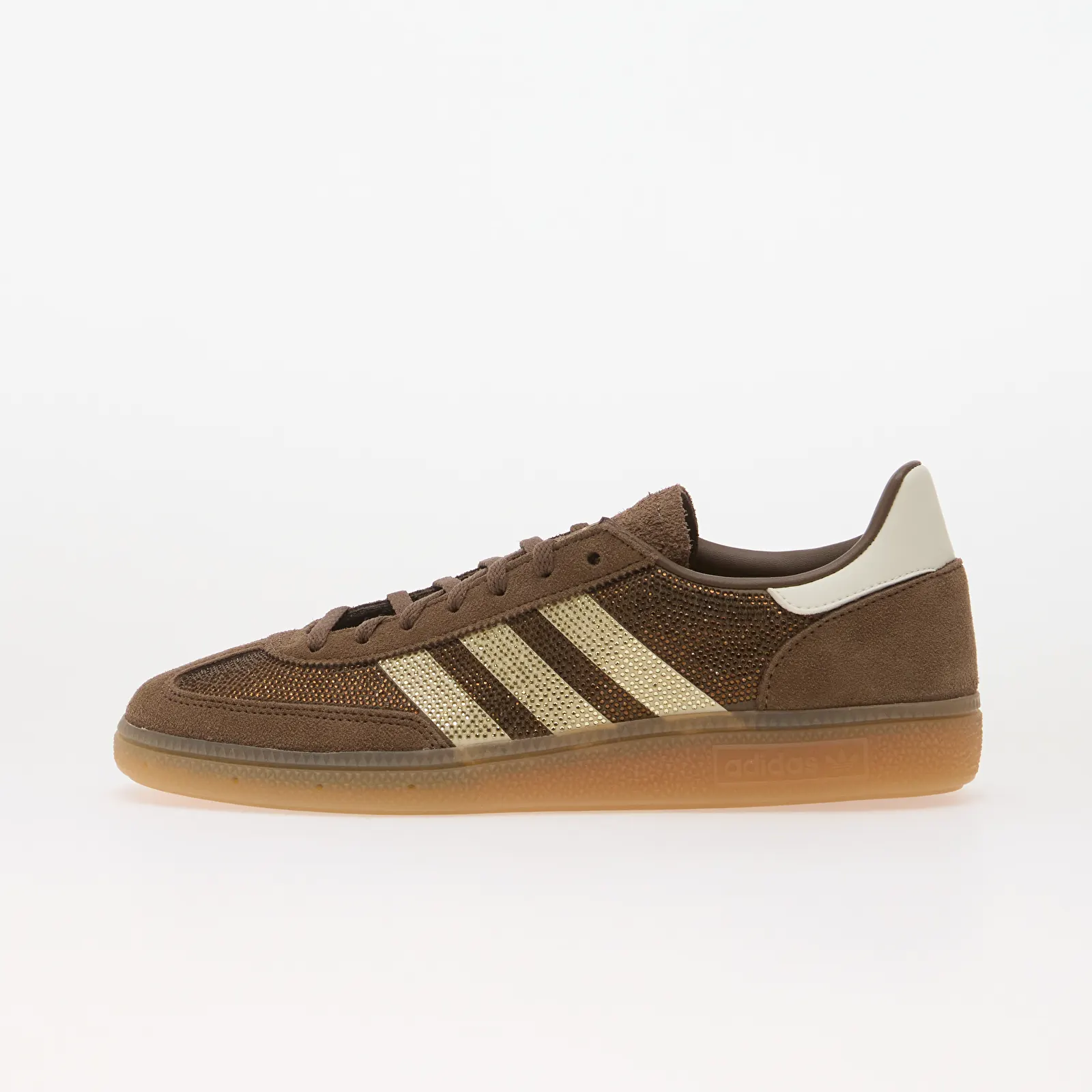 Baskets femme adidas Handball Spezial Earth Strata/ Off White/ Gold Met.