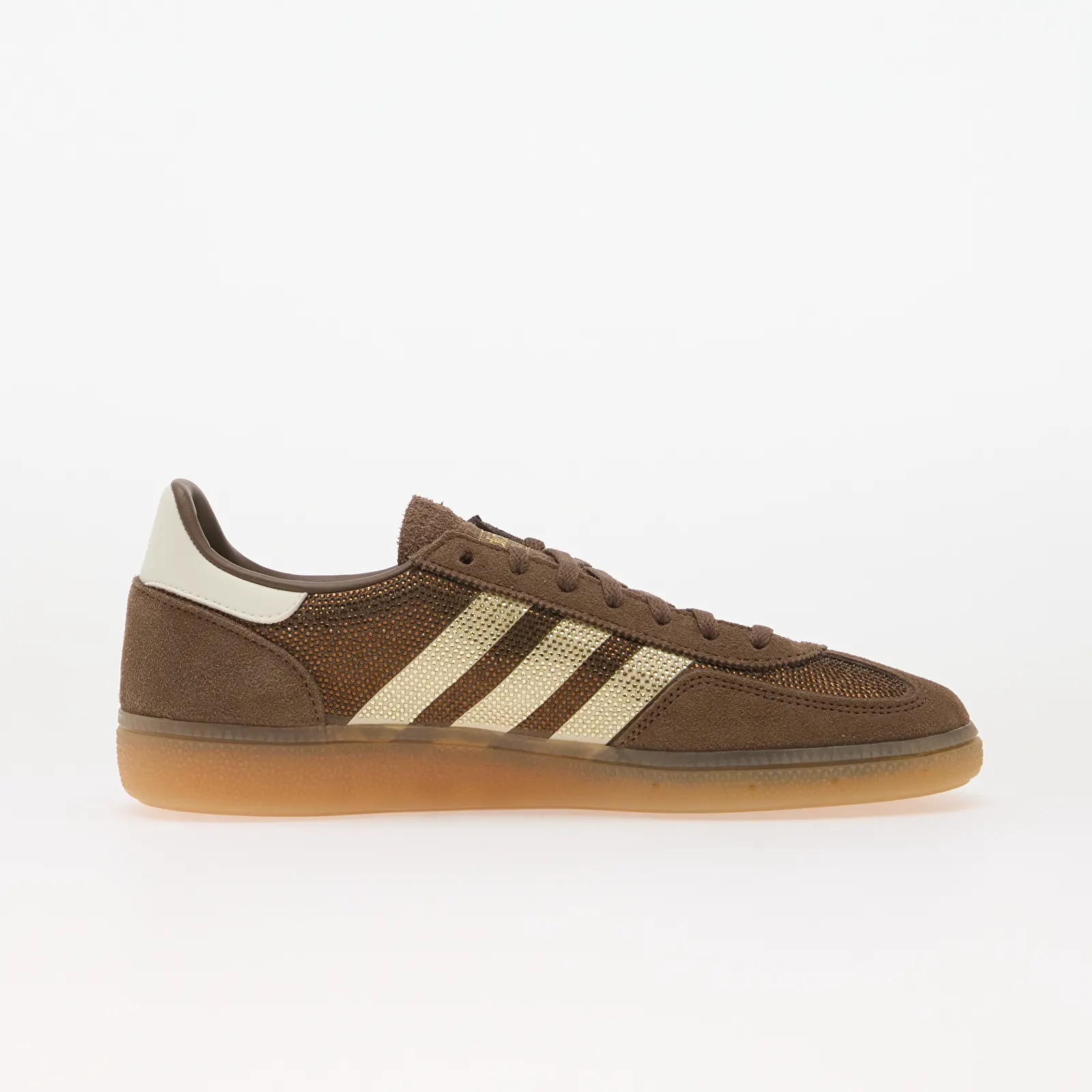 Baskets femme adidas Handball Spezial Earth Strata/ Off White/ Gold Met.