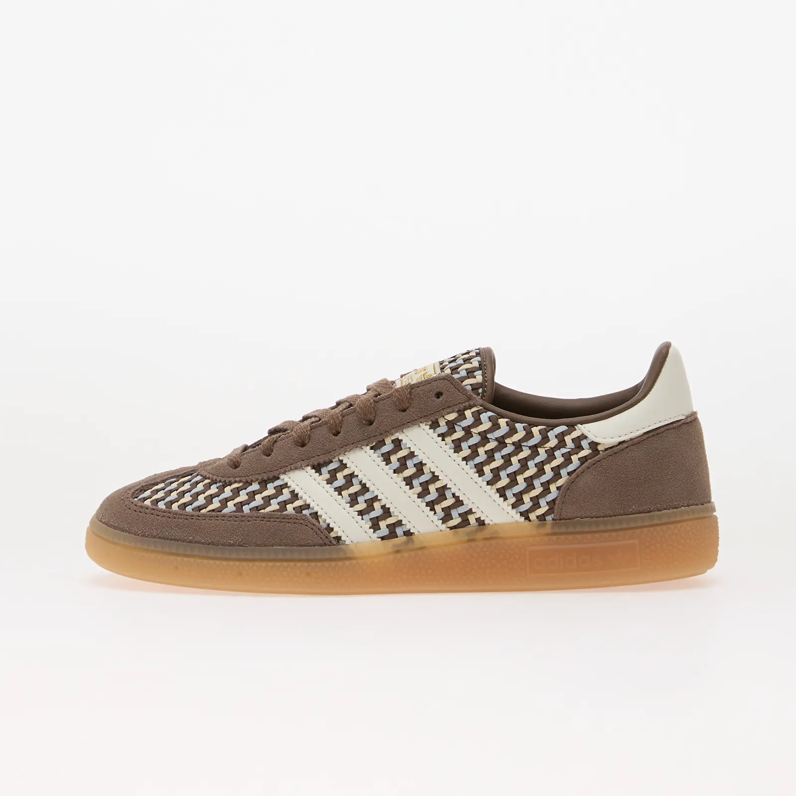 Baskets femme adidas Handball Spezial Earth Strata/ Off White/ Gold Met.