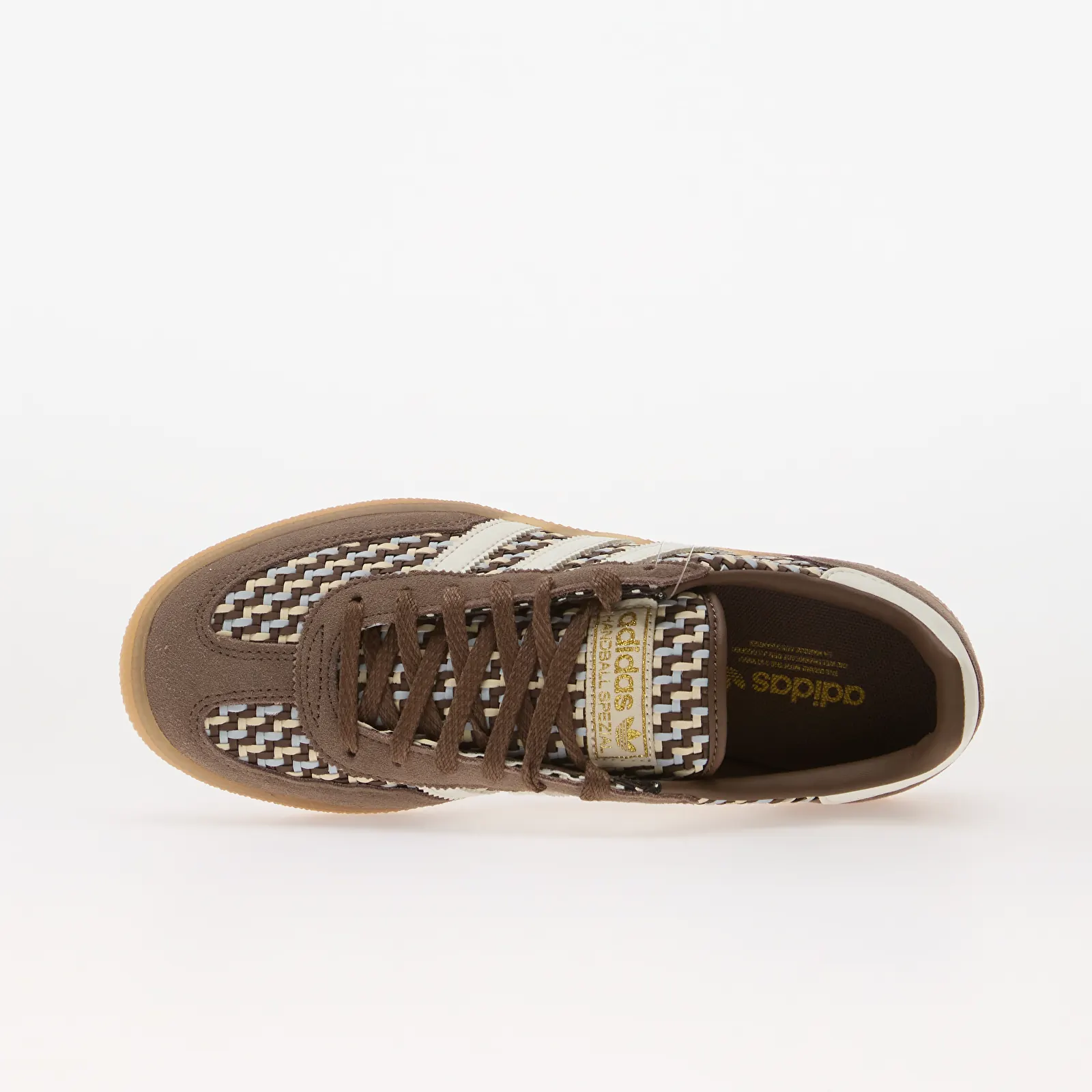 Baskets femme adidas Handball Spezial Earth Strata/ Off White/ Gold Met.