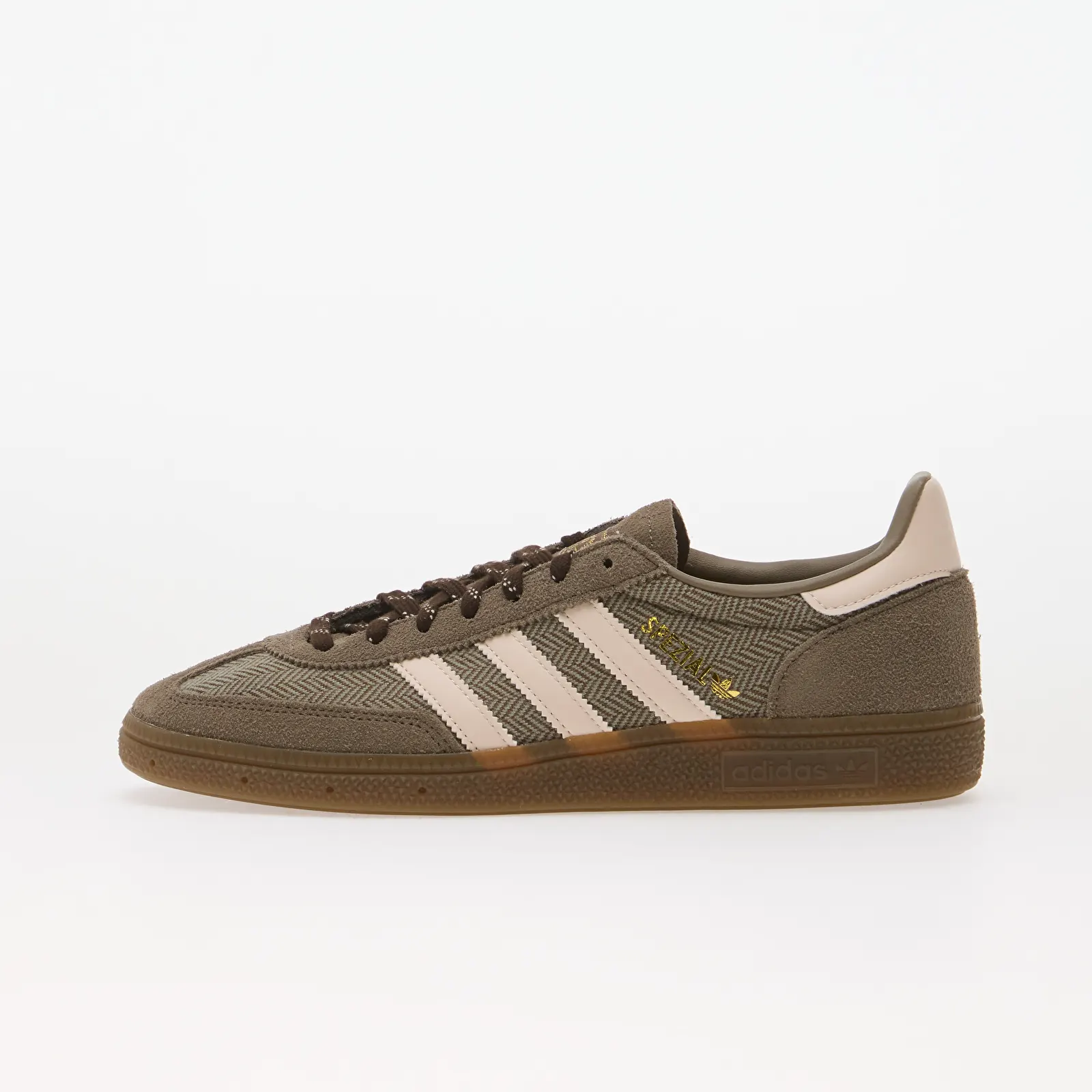 Sneaker für Frauen adidas Handball Spezial Blanch Brown/ Wonder Quartz/ Aurora Coffee