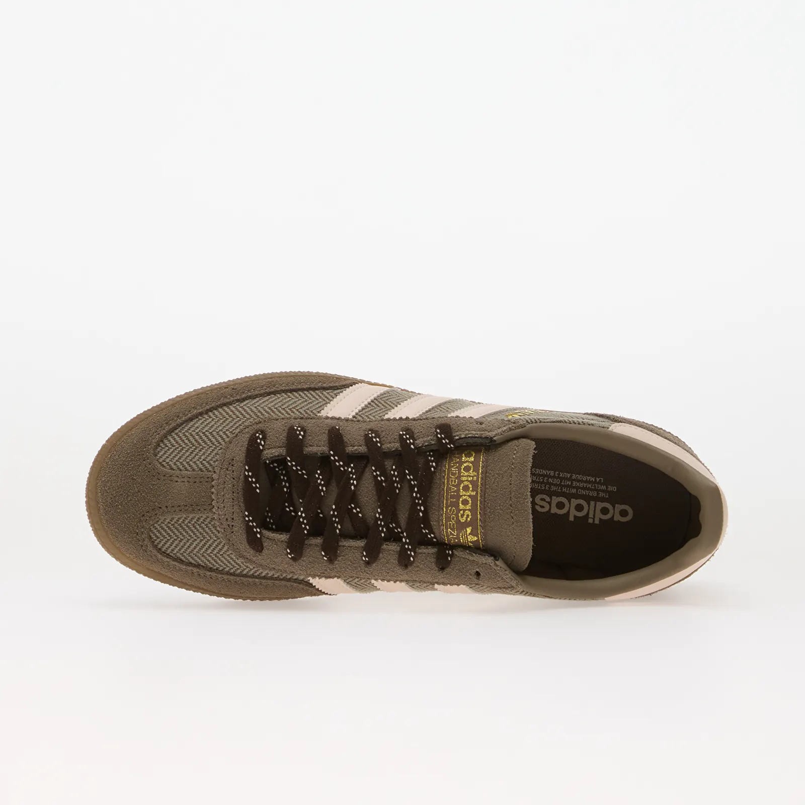 Sneaker für Frauen adidas Handball Spezial Blanch Brown/ Wonder Quartz/ Aurora Coffee