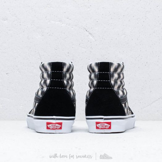 Vans sk8 hi checkerboard blur sales