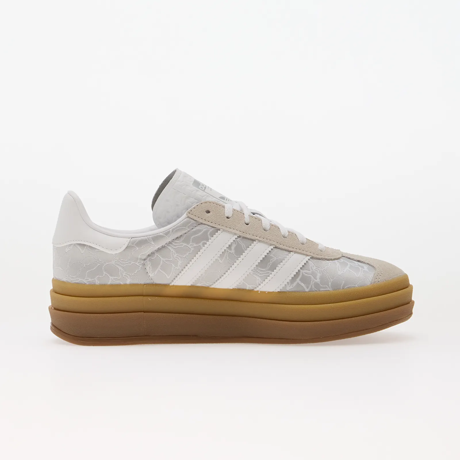 Sneakers för kvinnor adidas Gazelle Bold Silver Met./ Ftwr White/ Grey One