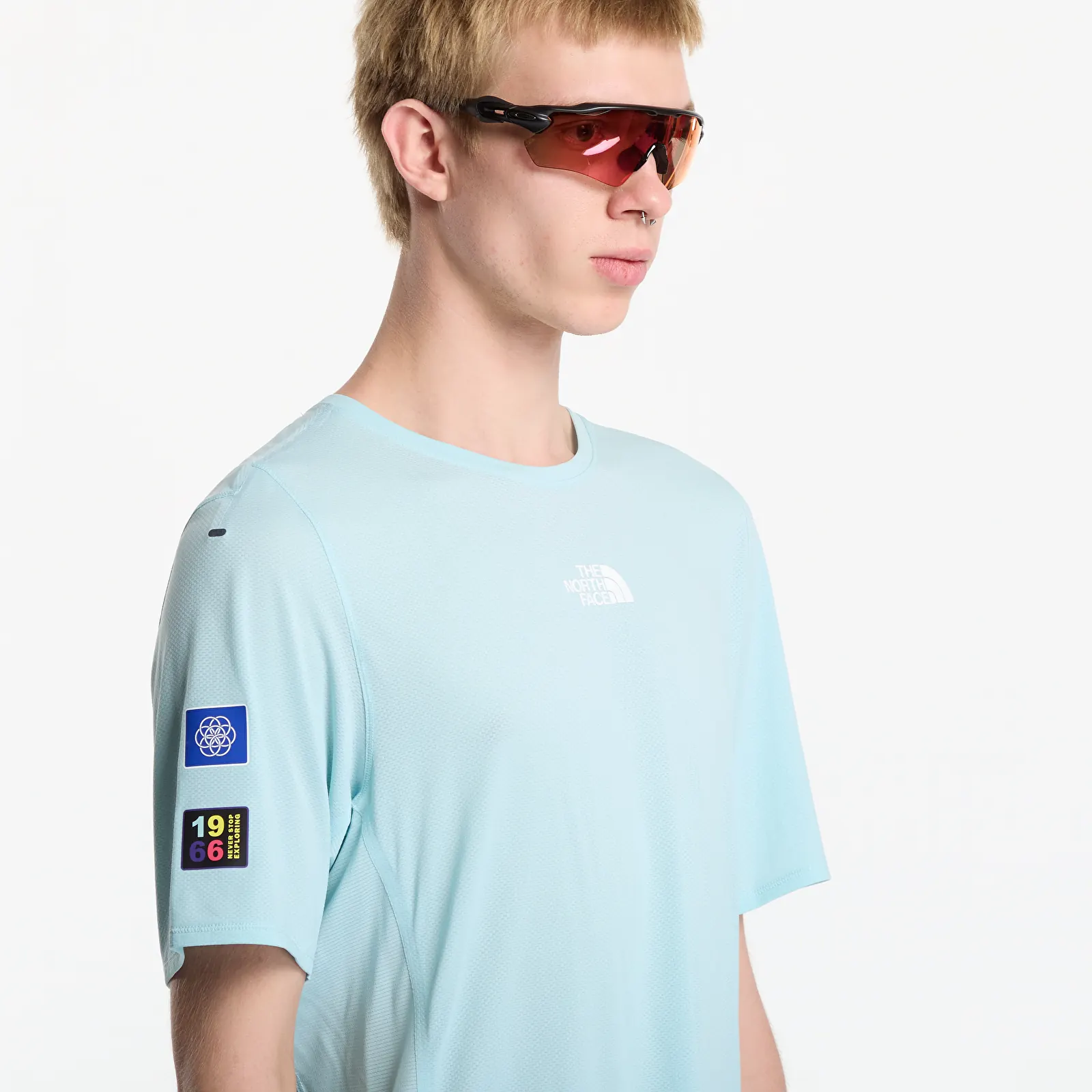 T-Shirts The North Face Summit High Trail SS Tee Canal Blue