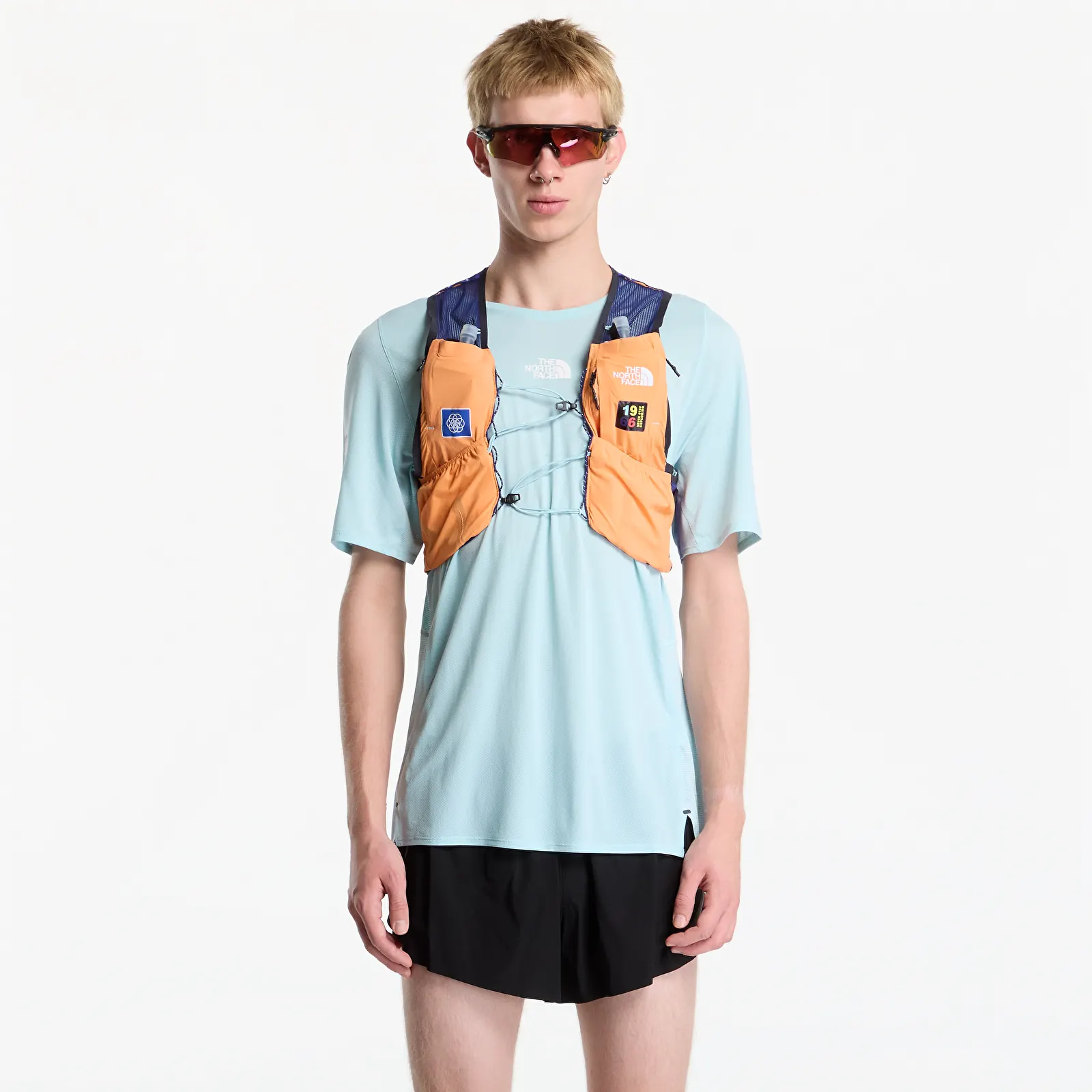Vestes The North Face Summit Run Vest 10 UNISEX Summit Orange/ Black