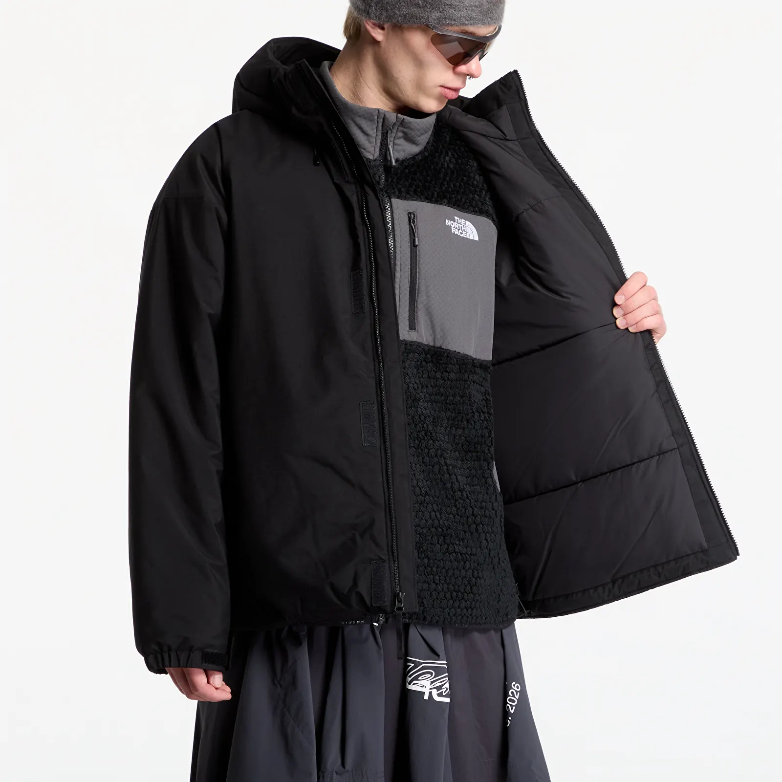 Puffejacken The North Face Puffer Oversized Jacket TNF Black