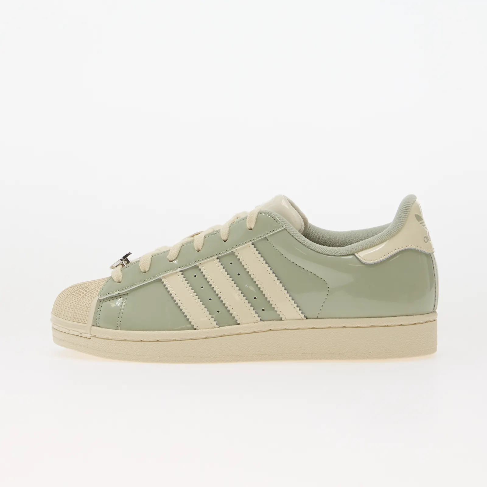 Moteriški sportbačiai adidas Superstar II Halo Green/ Cream White