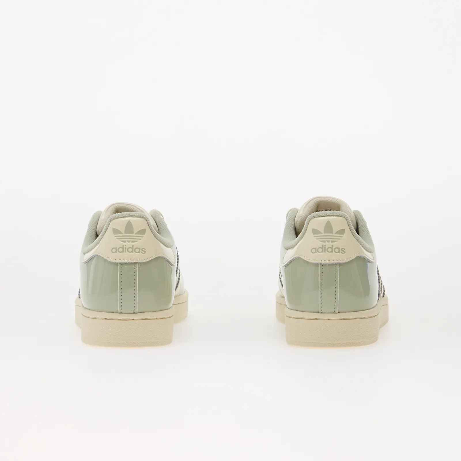 Moteriški sportbačiai adidas Superstar II Halo Green/ Cream White