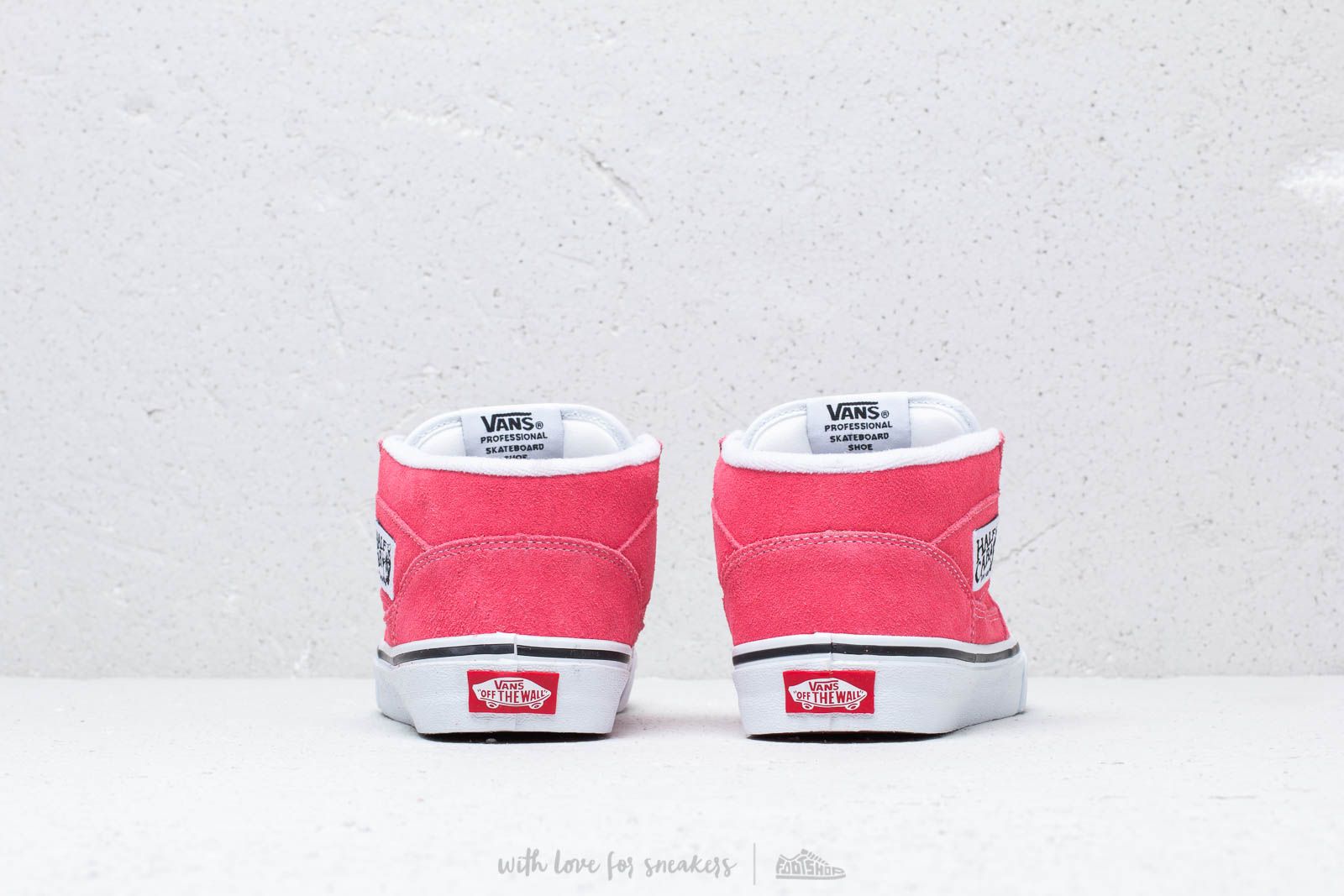 Vans pink half cab online