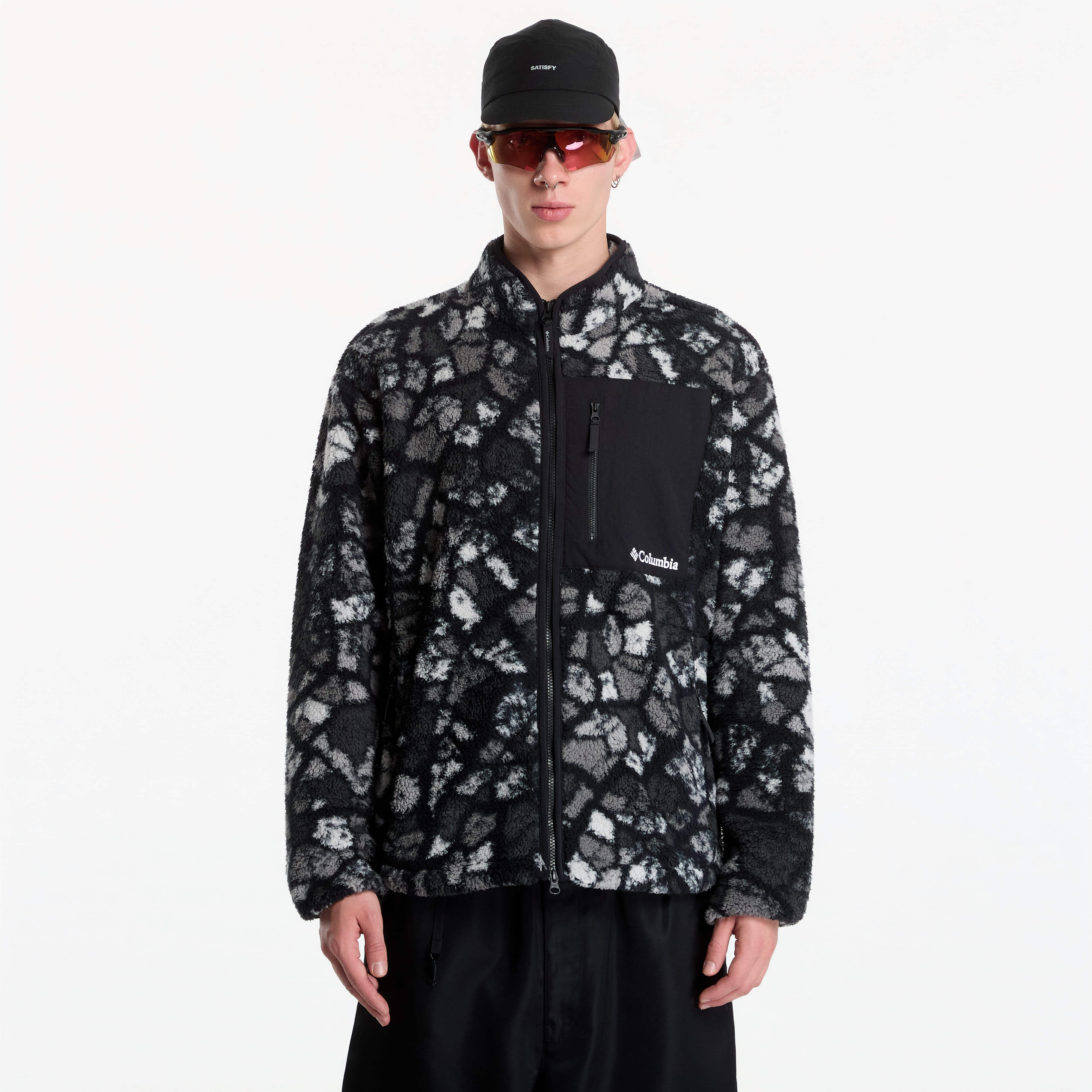 Sweatshirt Columbia Mou/tain™ Printed Fleece Black Broken Ro M