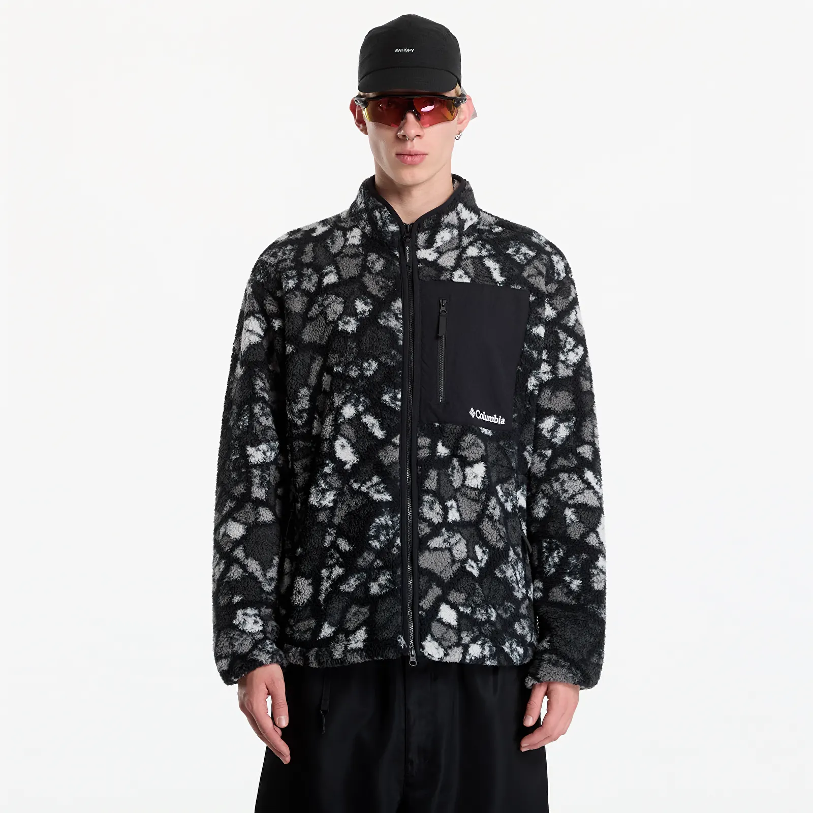 Sweatshirts Columbia Mou/tain™ Printed Fleece Black Broken Ro