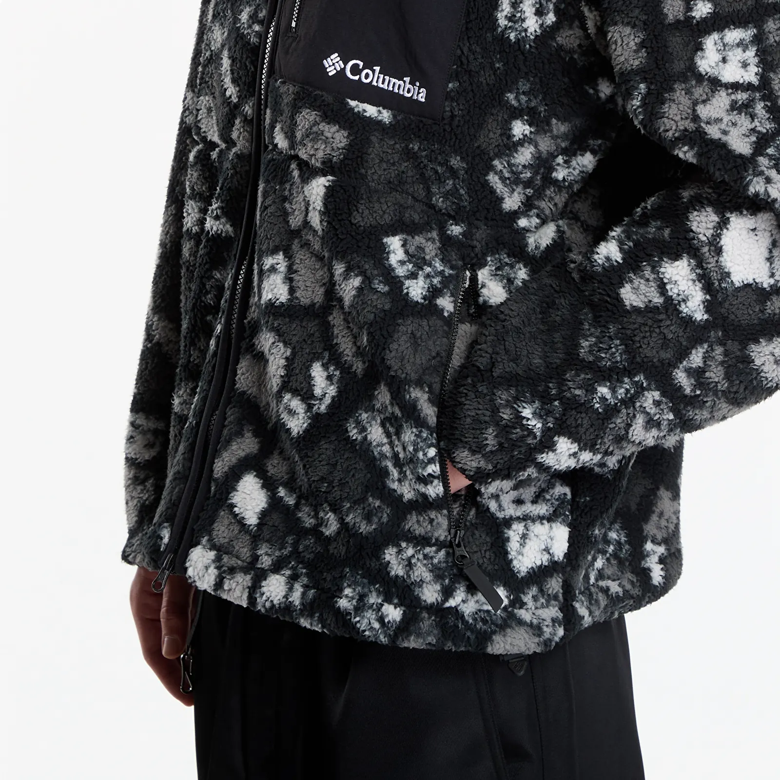 Sweatshirts Columbia Mou/tain™ Printed Fleece Black Broken Ro