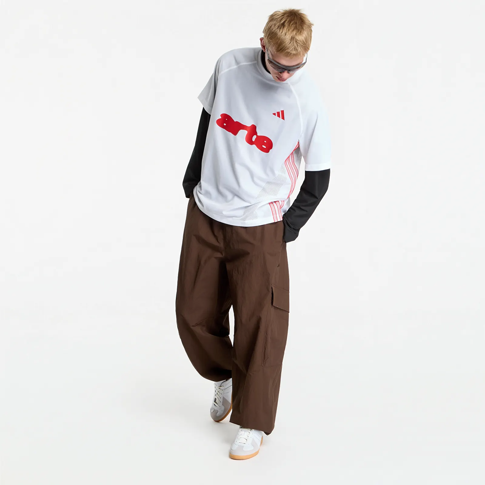 Trøyer adidas x Arte Antwerp Longsleeve Double Layer Jersey White/ Black