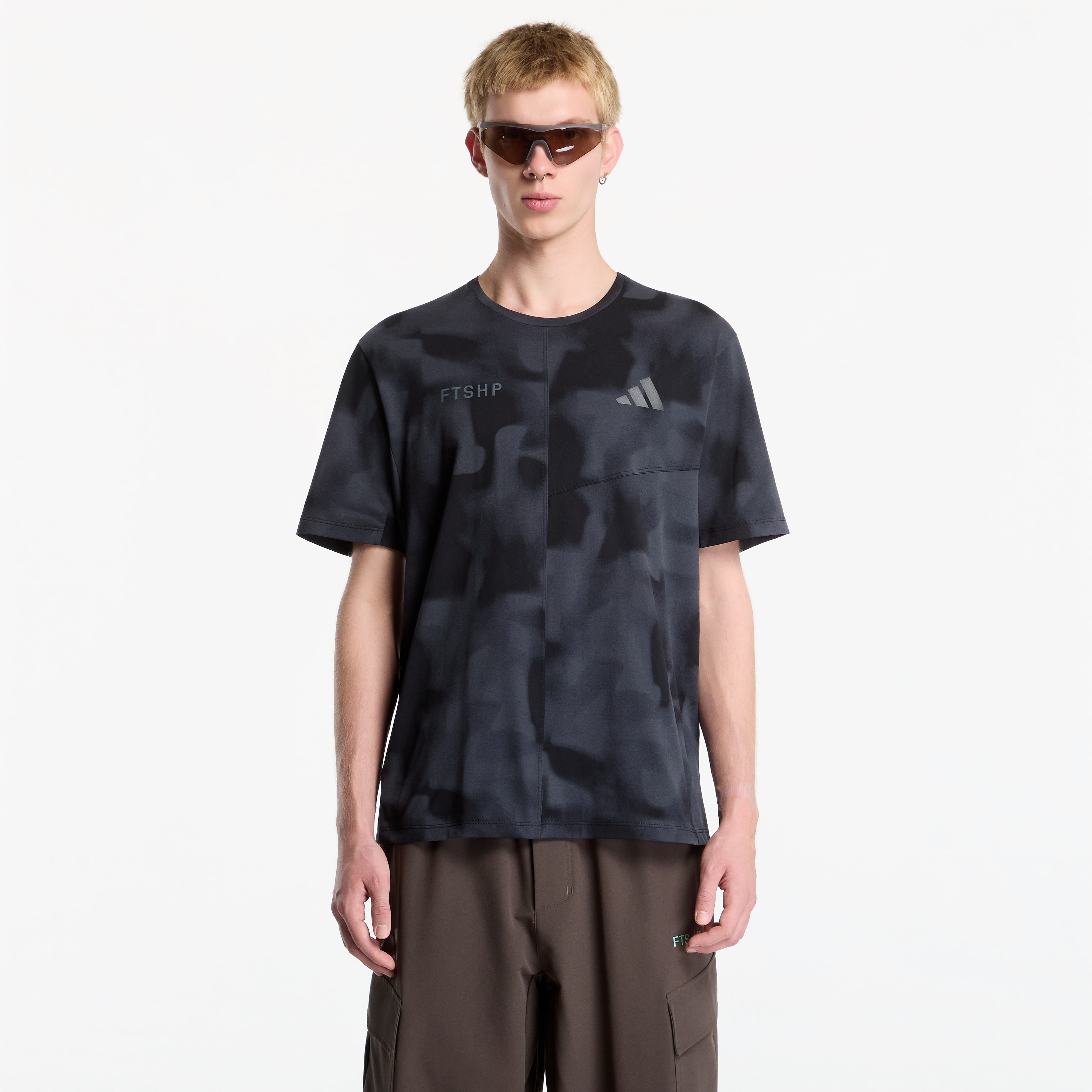 Tricou FTSHP x adidas Terrex DAYBREAKER Men Camo T-shirt Black Camo L