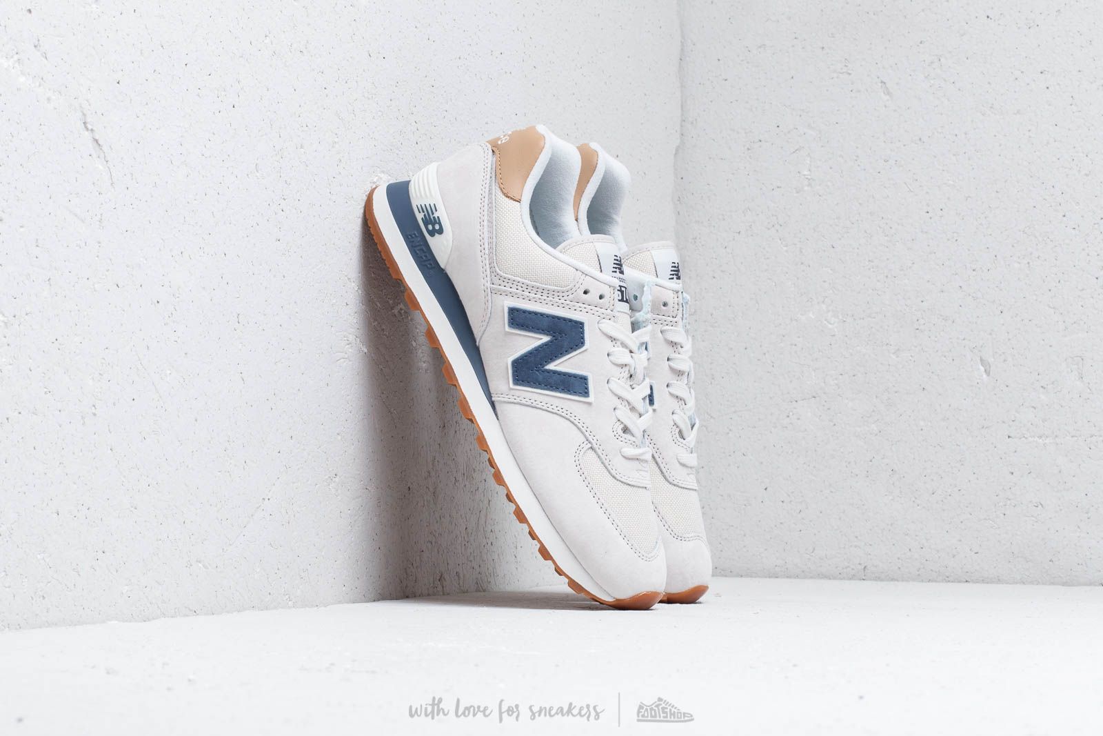 Men s shoes New Balance 574 Grey Blue White Footshop