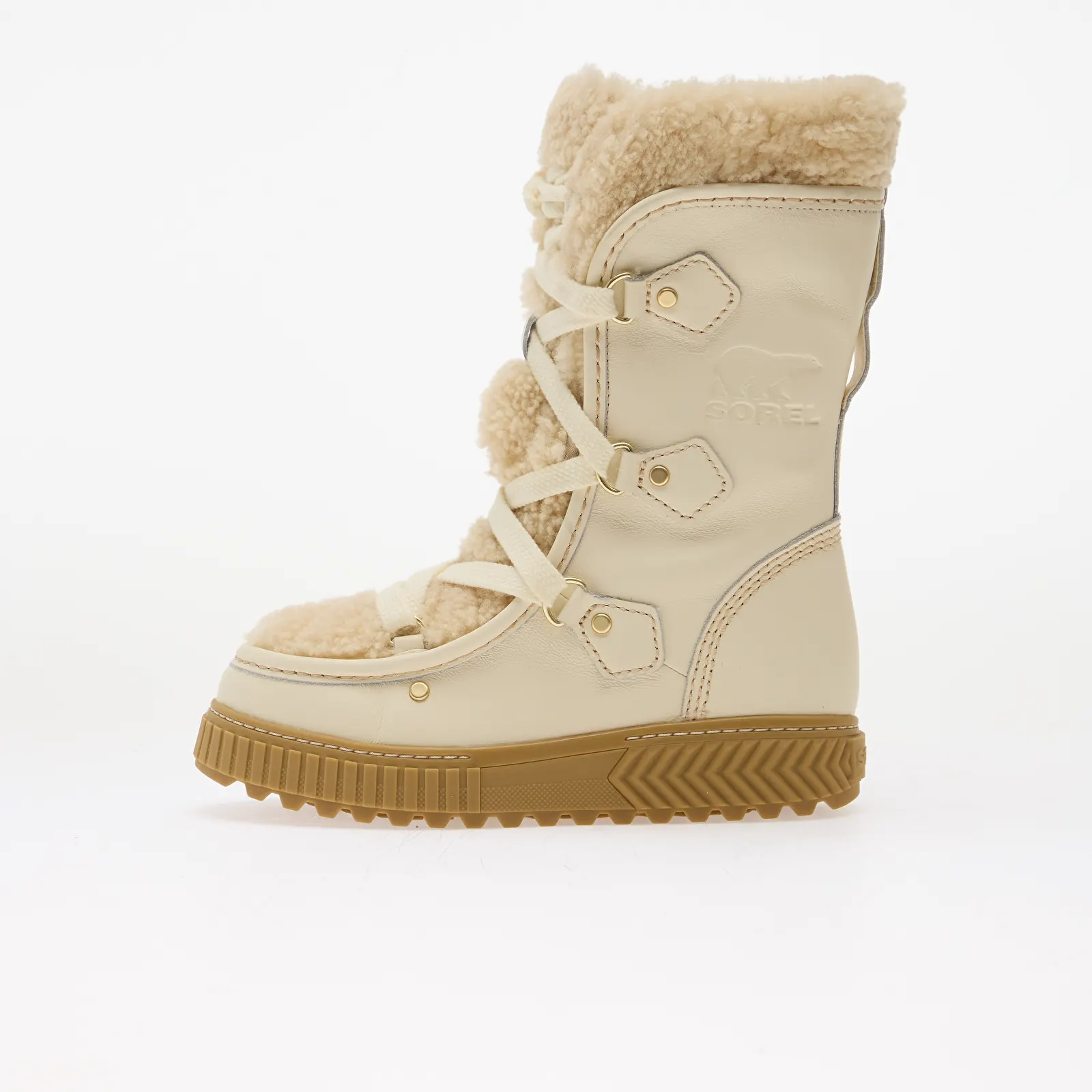 Damen Sneaker und Schuhe Sorel ONA AVE™ ALPINE TALL LX WP Snow, Gum 17