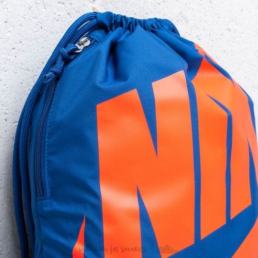 Sacs de sport Nike Sportswear Heritage Gymsack Indigo Force Bright Crimson Footshop