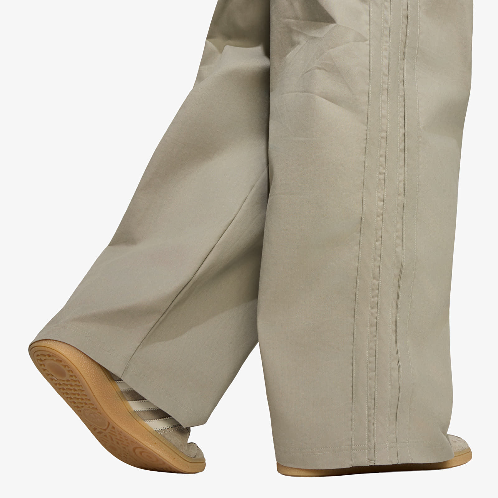 Calças de homem adidas Triple Pleated Pants Silver Pebble