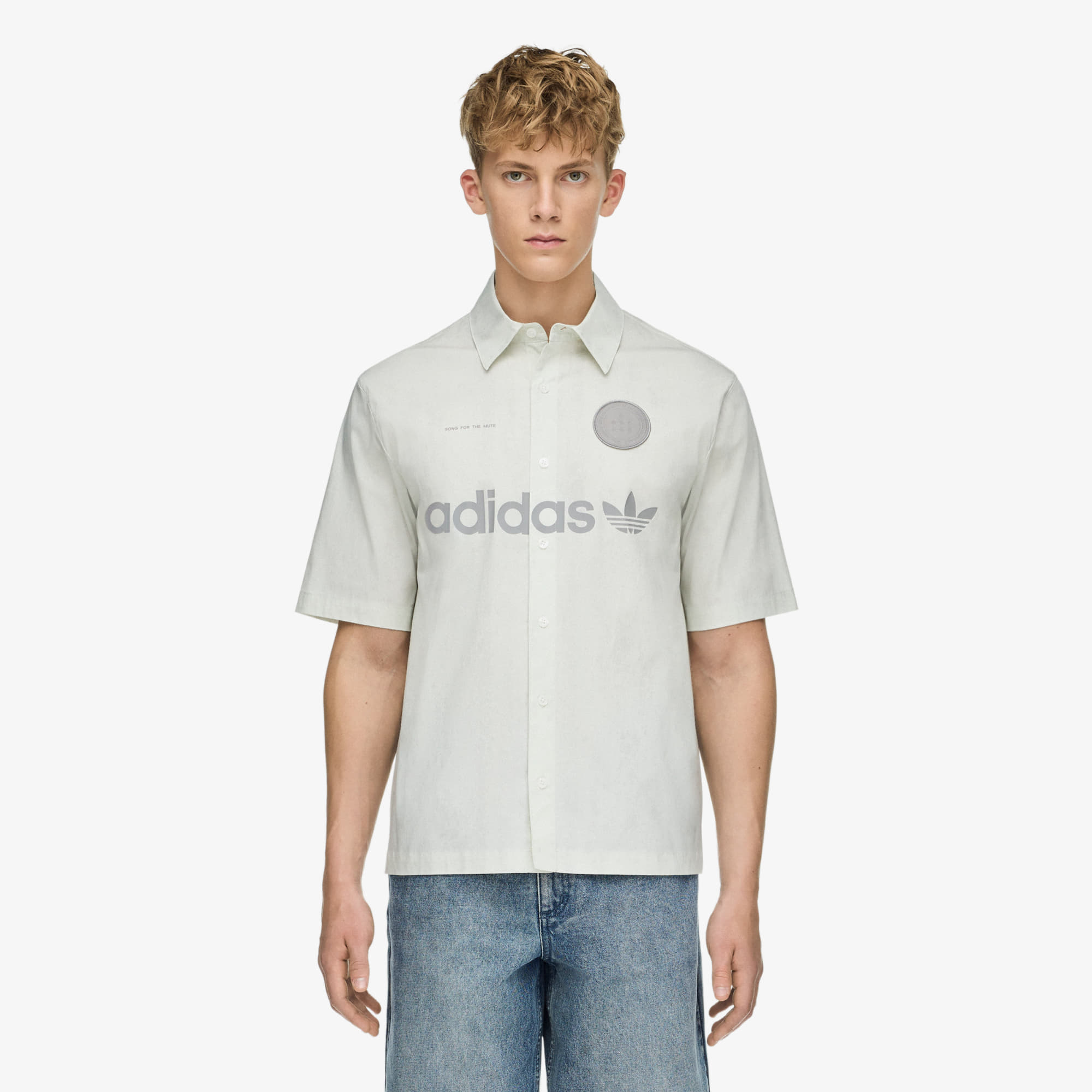 Shirt adidas Song For The Mute ADI008 Short Sleeve Shirt UNISEX Off White XL