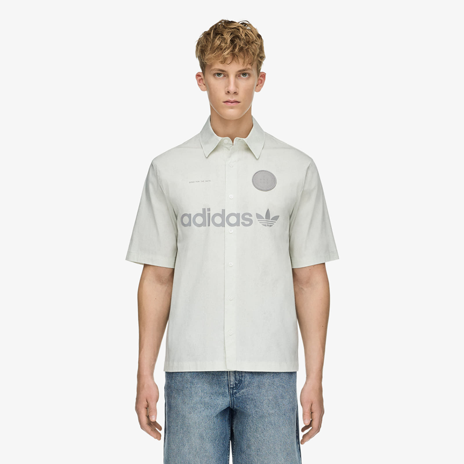 Srajce  adidas Song For The Mute ADI008 Short Sleeve Shirt UNISEX Off White