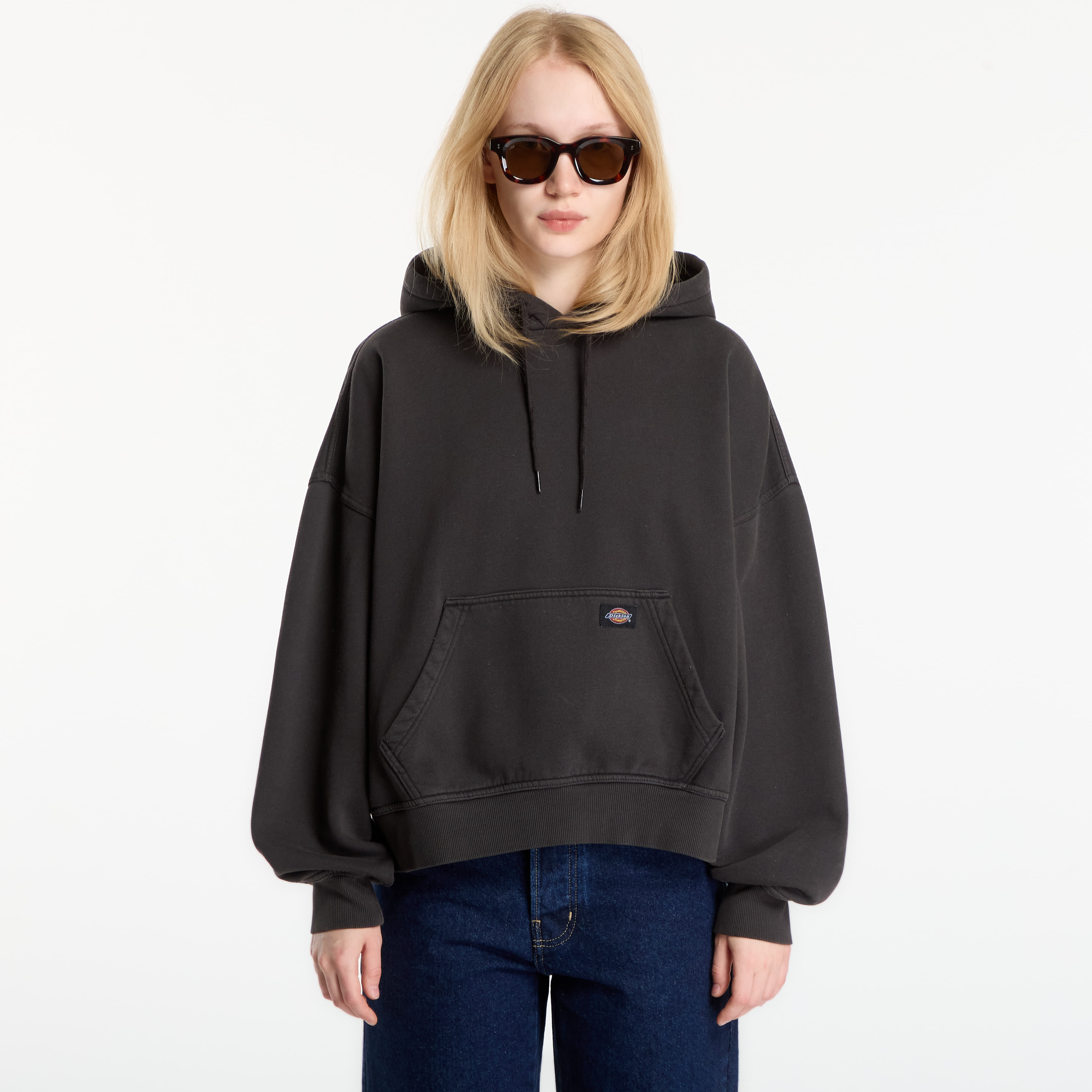 Sweatshirt Dickies Sutcliffe Cropped Hoodie Black M