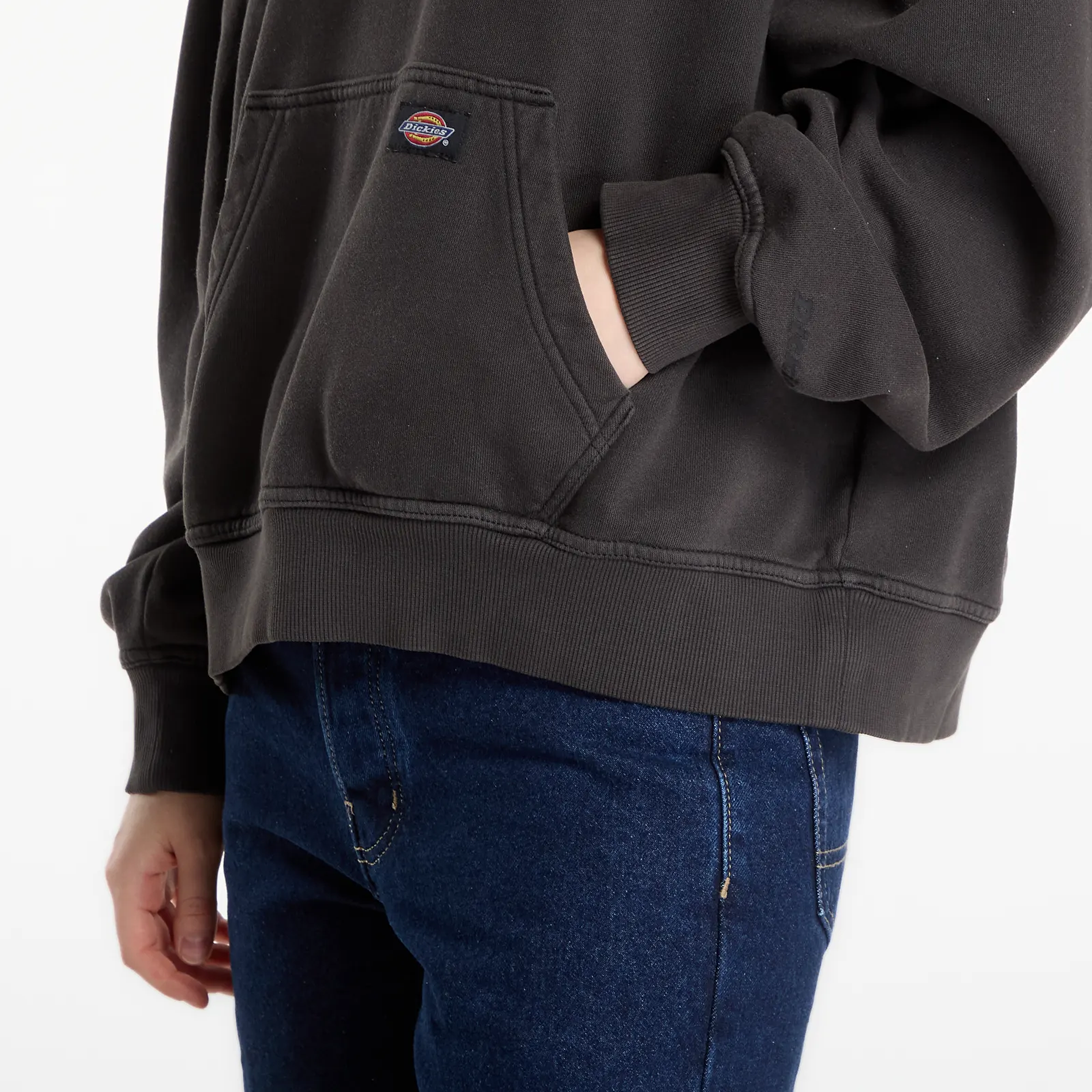 Худі та реглани Dickies Sutcliffe Cropped Hoodie Black