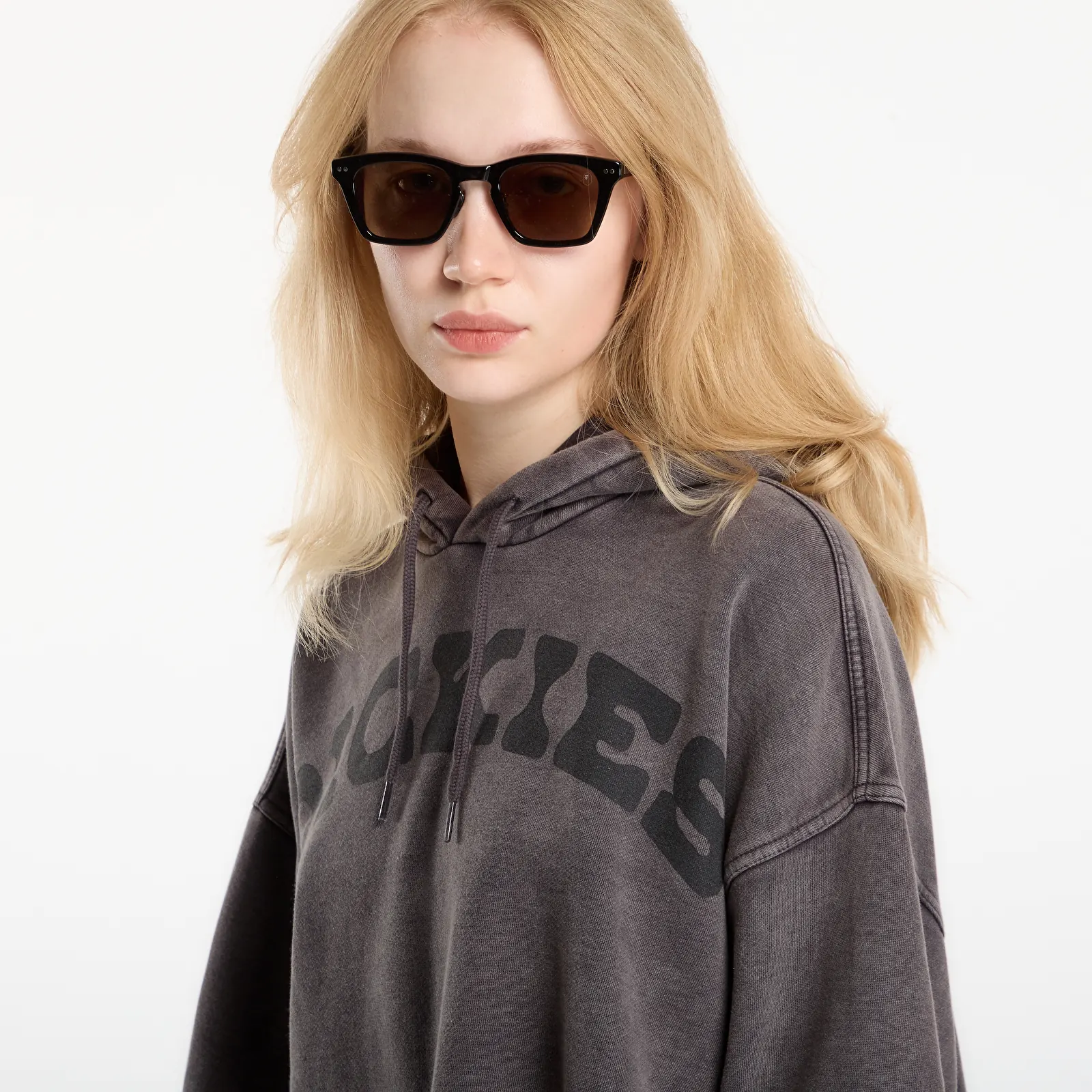 Puloverji   Dickies Hollywood Cropped Hoodie Black
