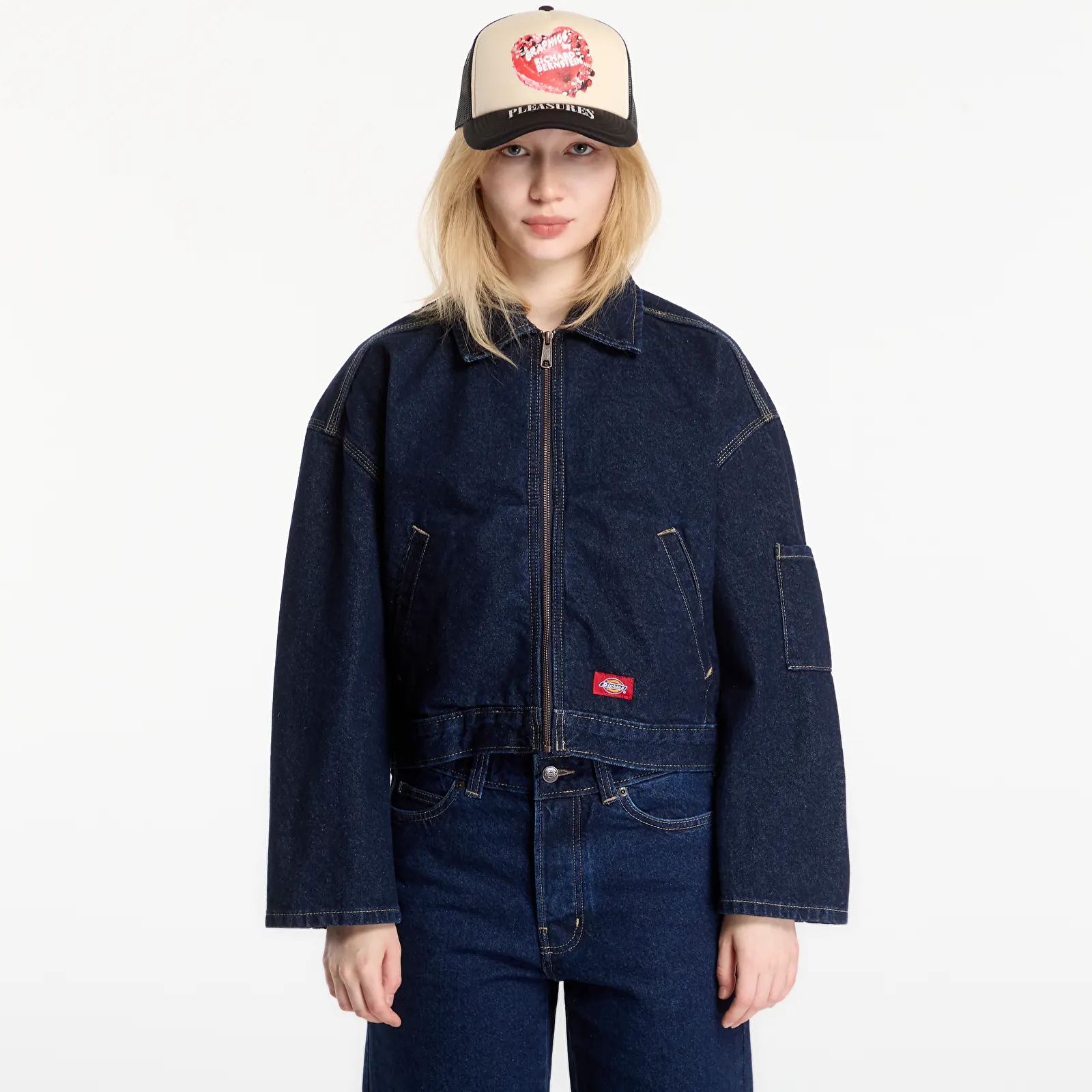 Куртки Dickies Edgewood Unlined Denim Jacket Rinsed