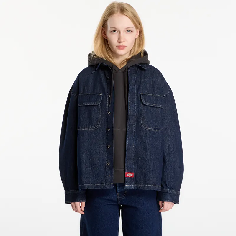 Chemise Dickies Mechanic Oversized Denim Shirt Rinsed