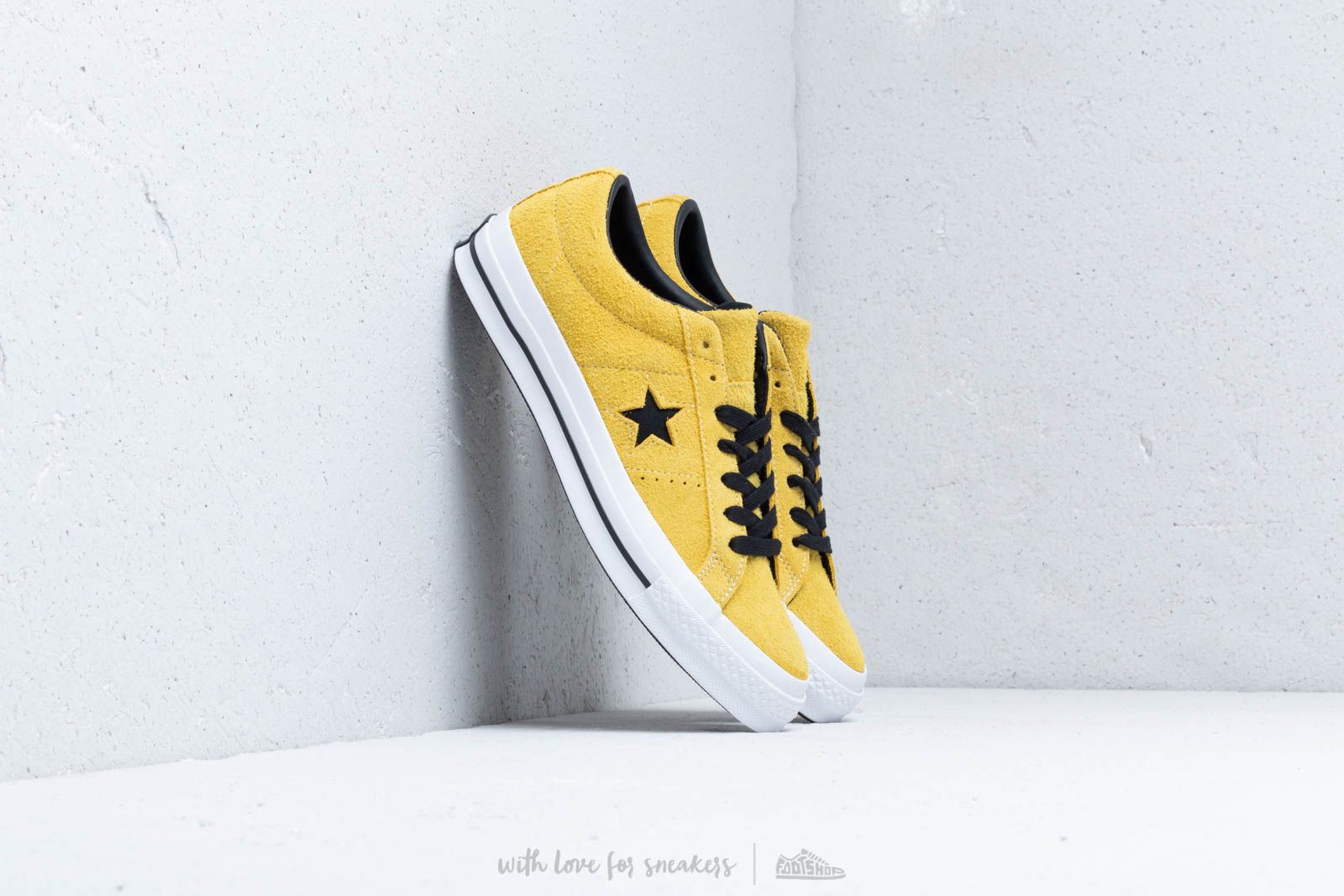 Men's shoes Converse One Star OX Bold Citron/ Black/ White