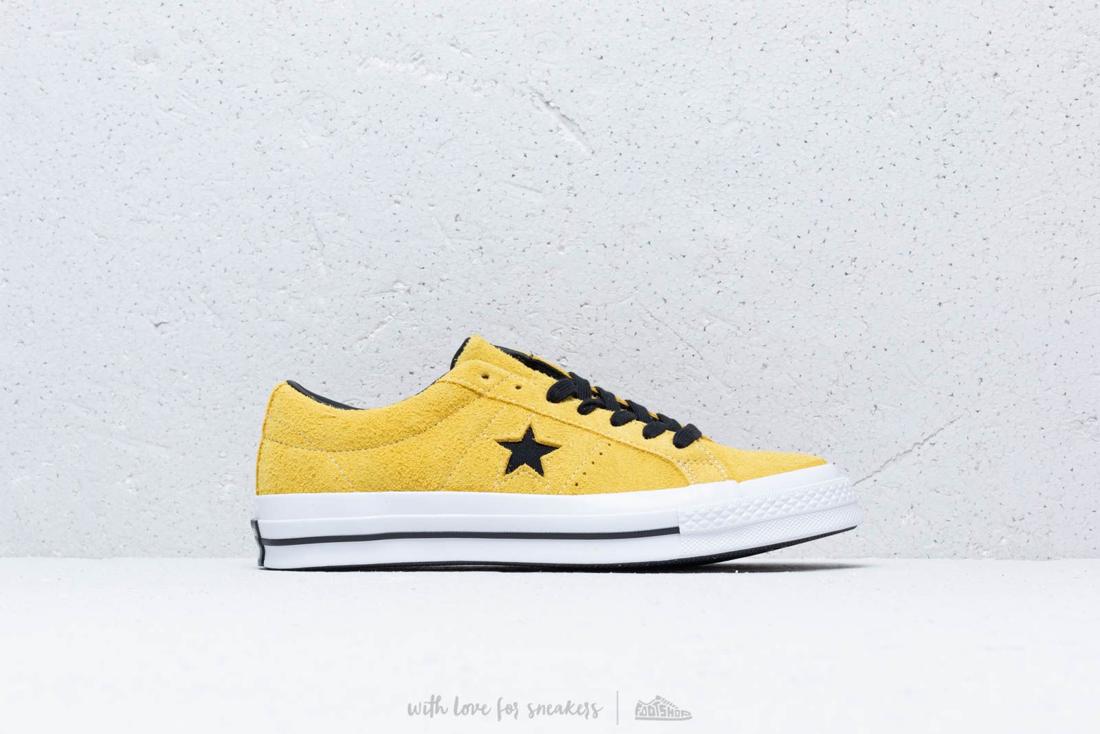 Herresko Converse One Star OX Bold Citron/ Black/ White